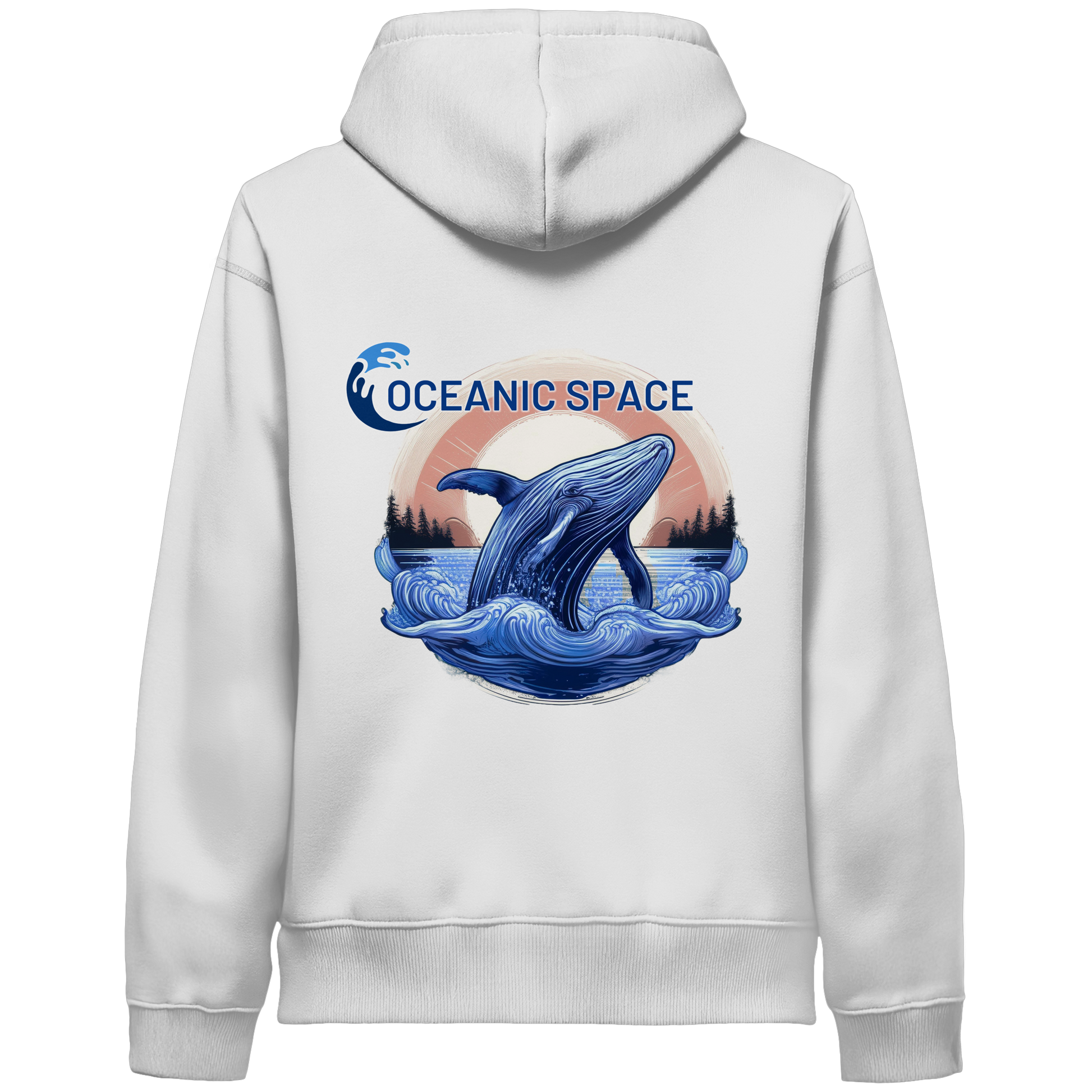 OCEANIC SPACE - Save our oceans - Organic Side Pocket Hoodie - ThreadLabs