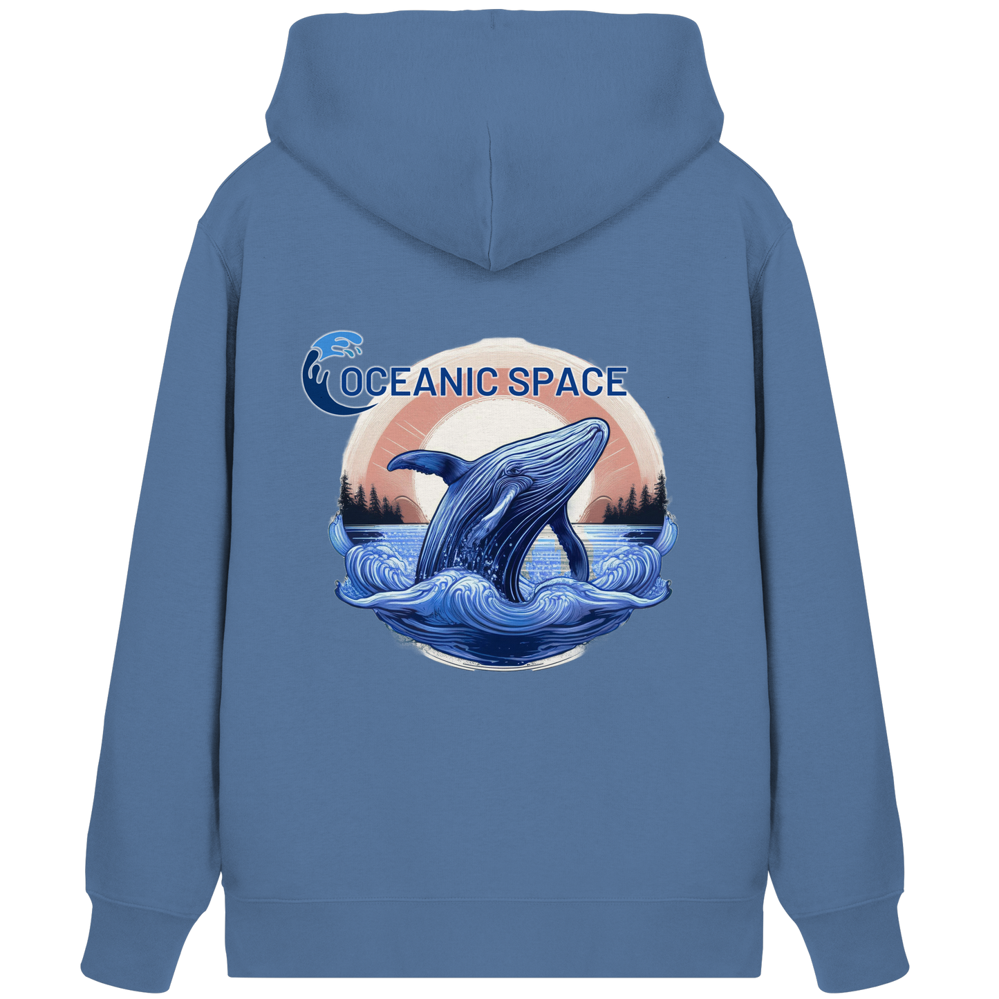 OCEANIC SPACE - Save our oceans - Organic Zipper - ThreadLabs