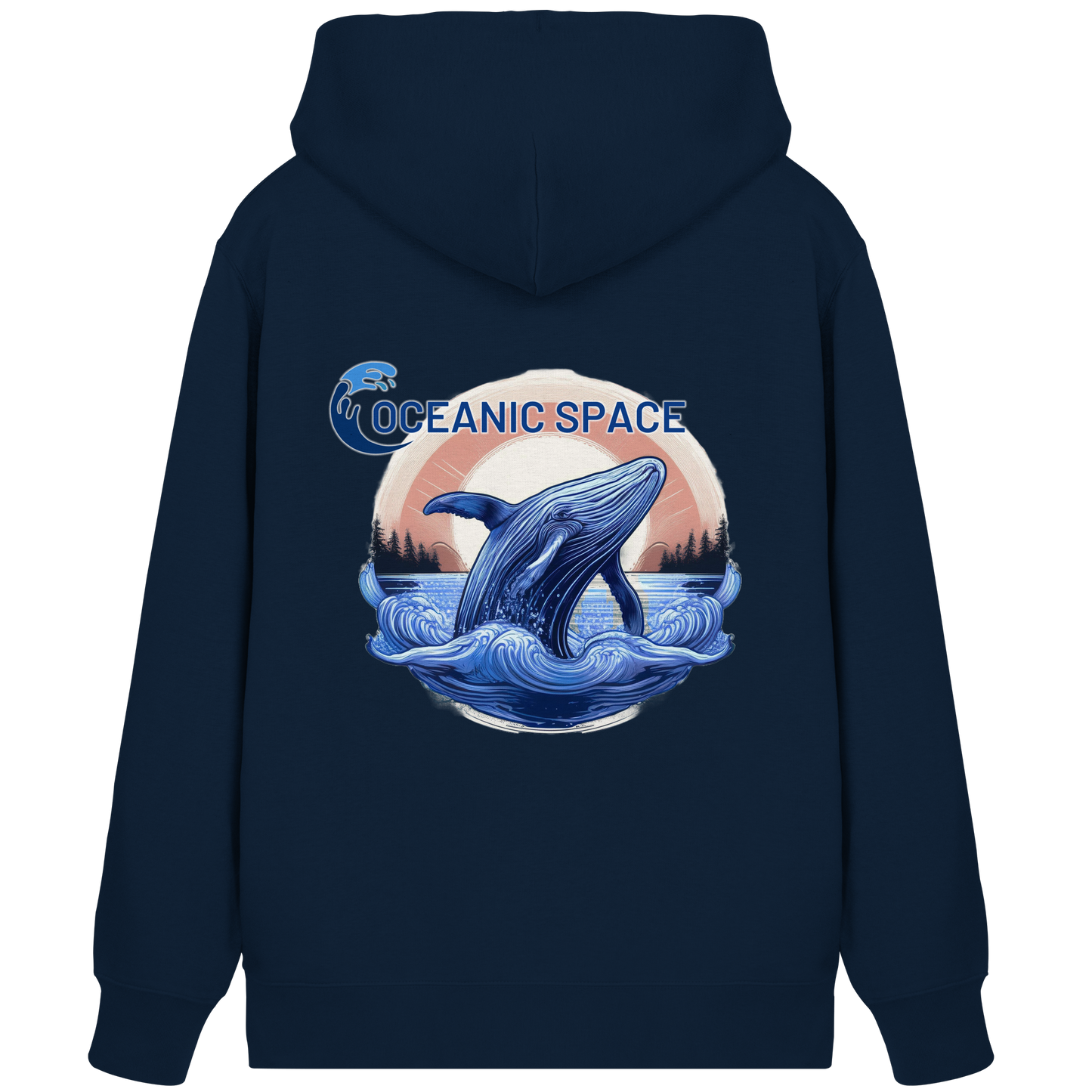 OCEANIC SPACE - Save our oceans - Organic Zipper - ThreadLabs
