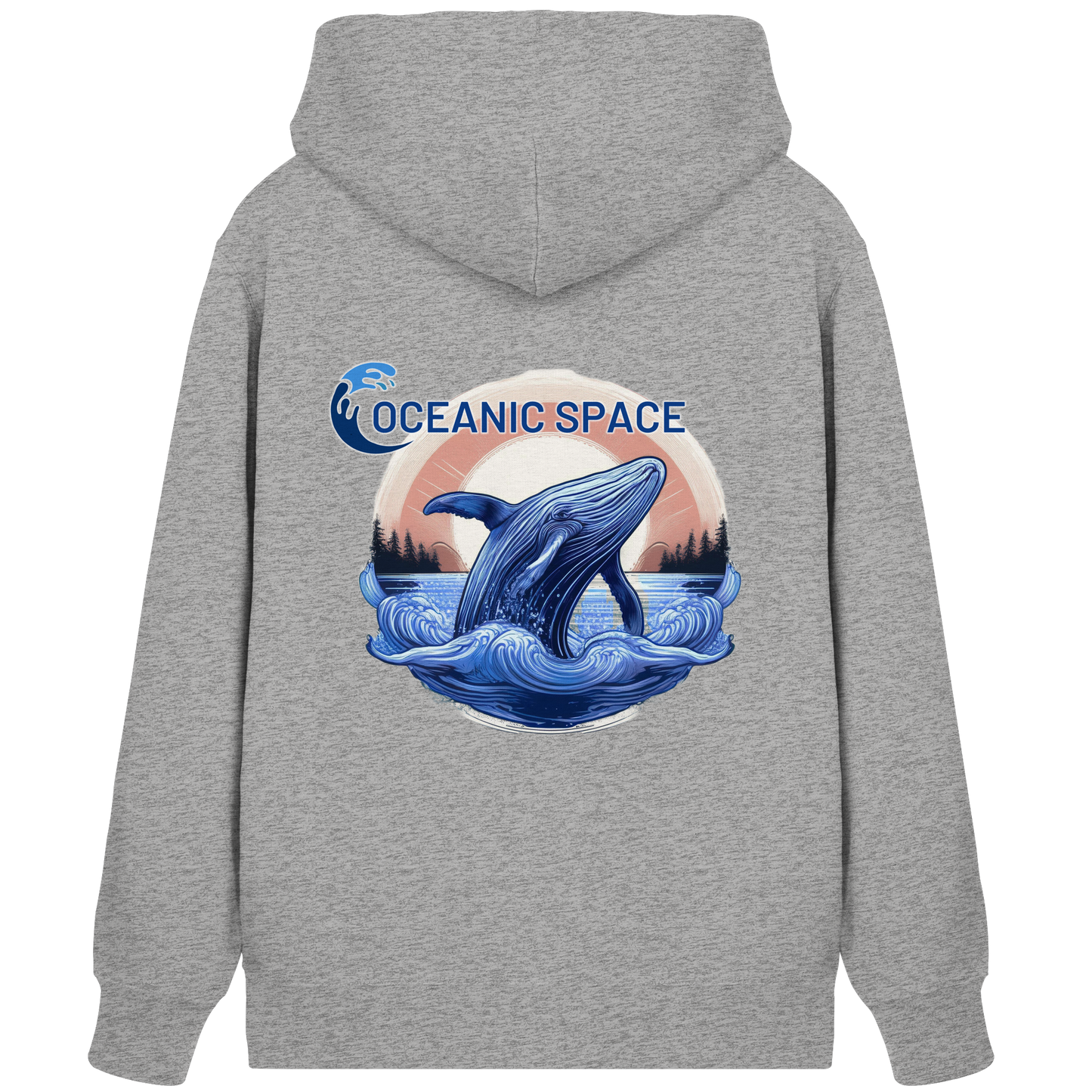 OCEANIC SPACE - Save our oceans - Organic Zipper - ThreadLabs