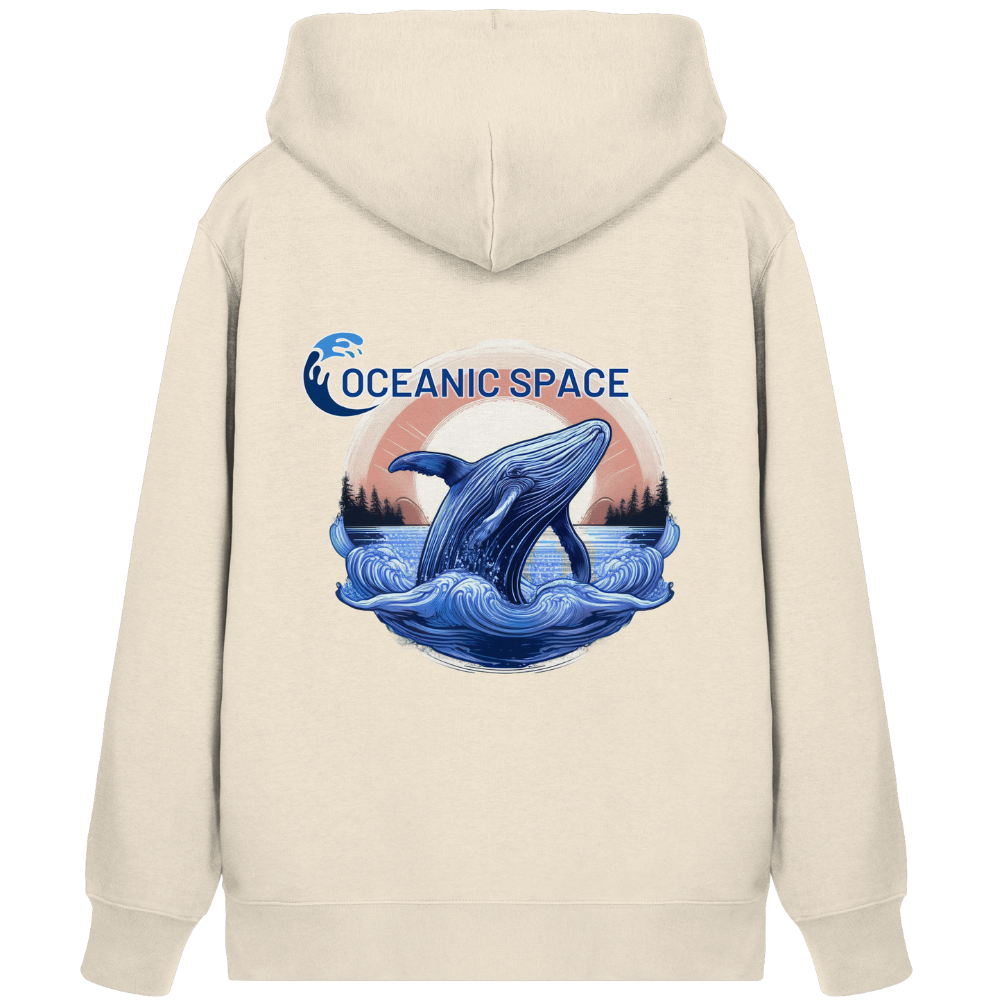 OCEANIC SPACE - Save our oceans - Organic Zipper - ThreadLabs