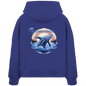 OCEANIC SPACE - Save our oceans - Womens Organic Boxcut Hoodie - ThreadLabs