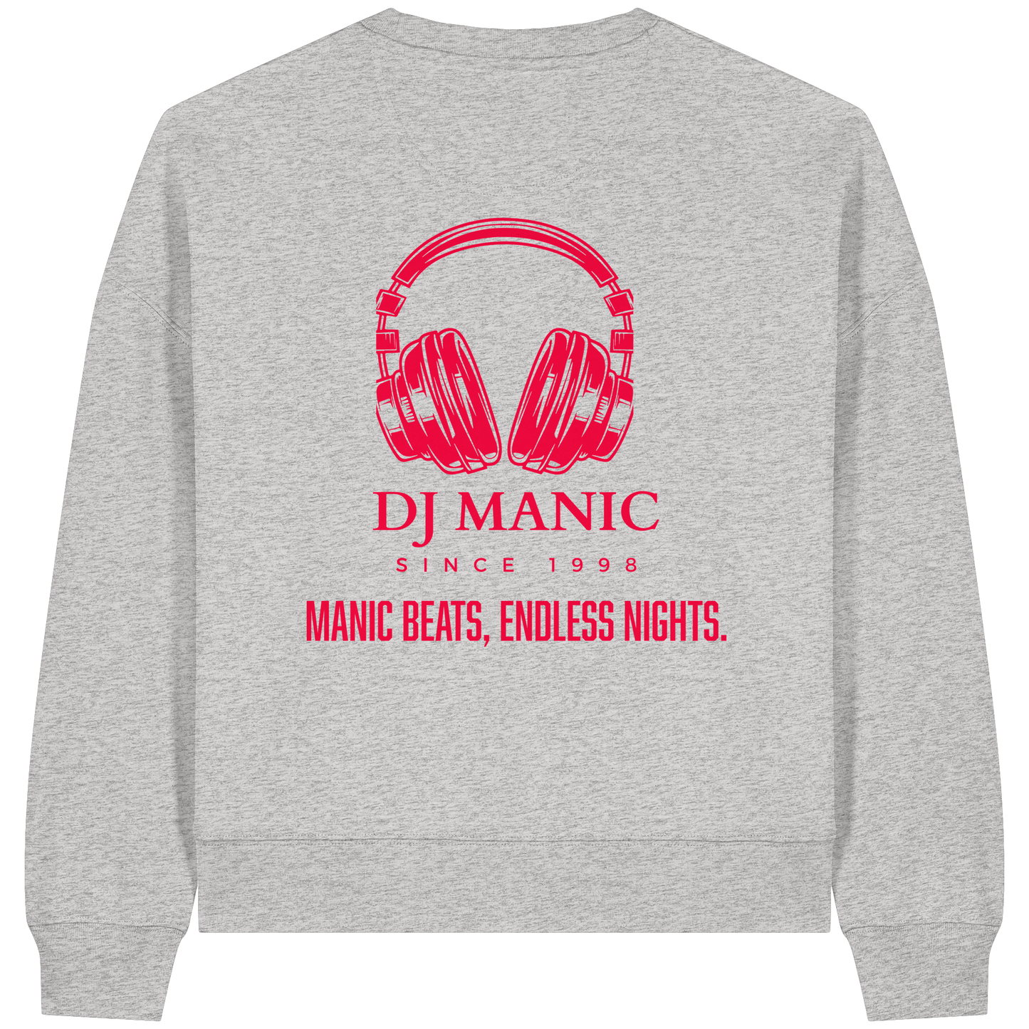 DJ Manic - Streetware - Womens Organic Boxcut Sweatshirt - ThreadLabs