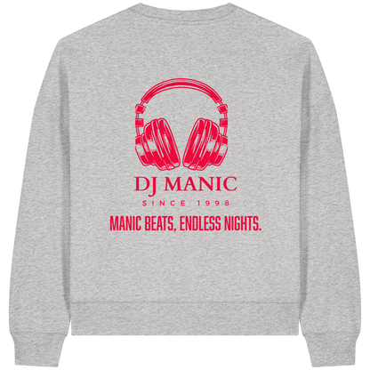 DJ Manic - Streetware - Womens Organic Boxcut Sweatshirt - ThreadLabs