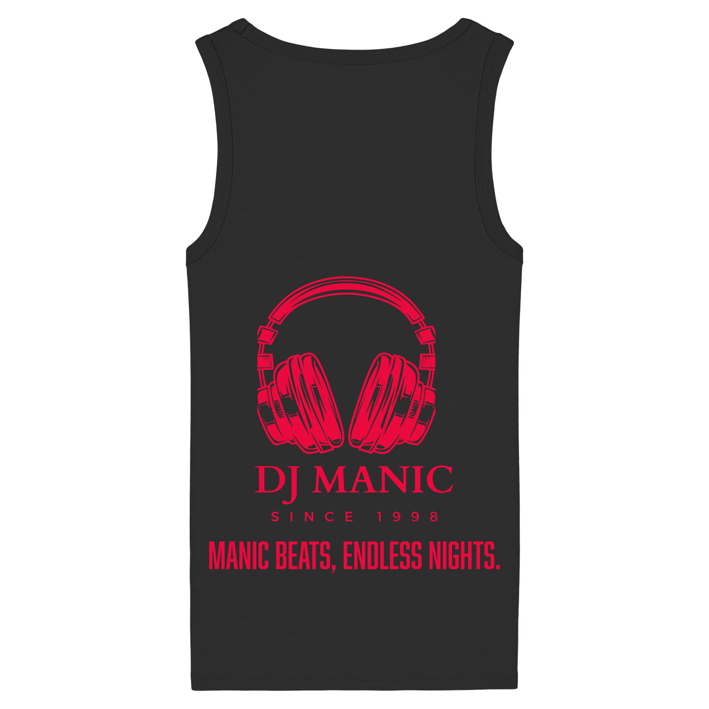 DJ Manic - Streetware - Womens Organic Fitted Tank Top - ThreadLabs