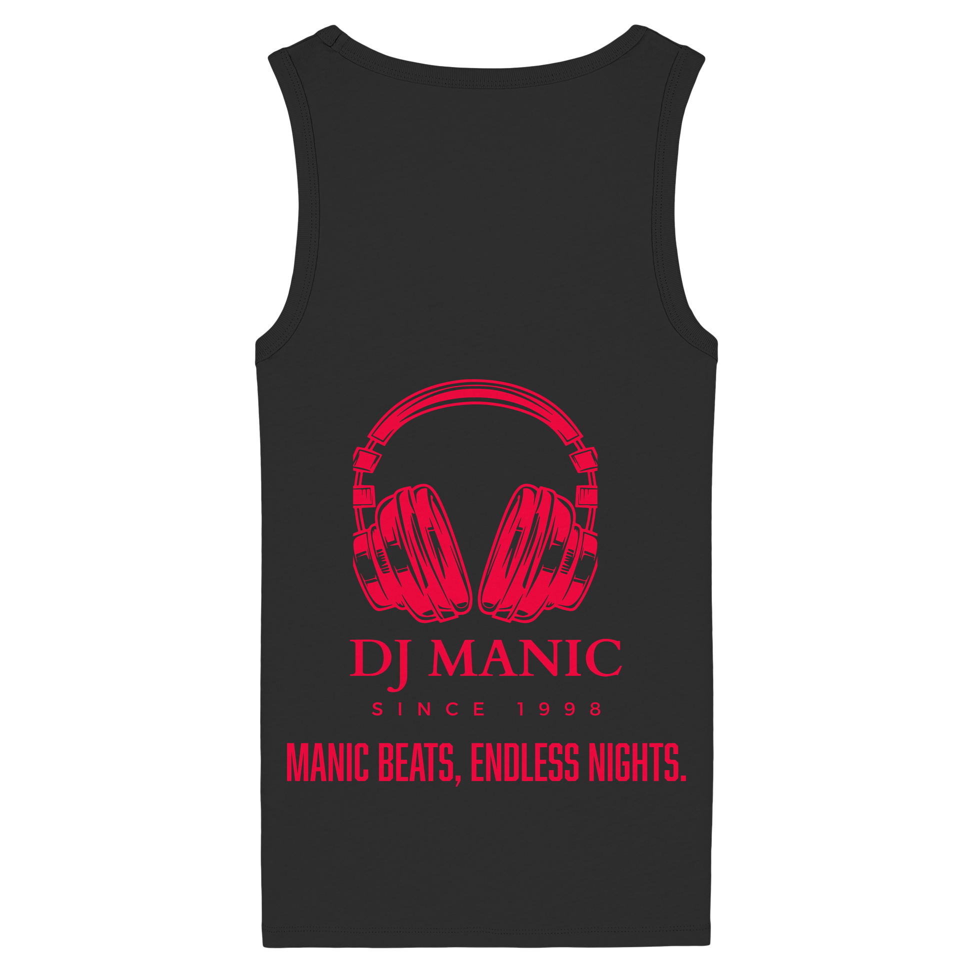 DJ Manic - Streetware - Womens Organic Fitted Tank Top - ThreadLabs