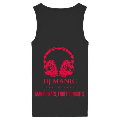 DJ Manic - Streetware - Womens Organic Fitted Tank Top - ThreadLabs
