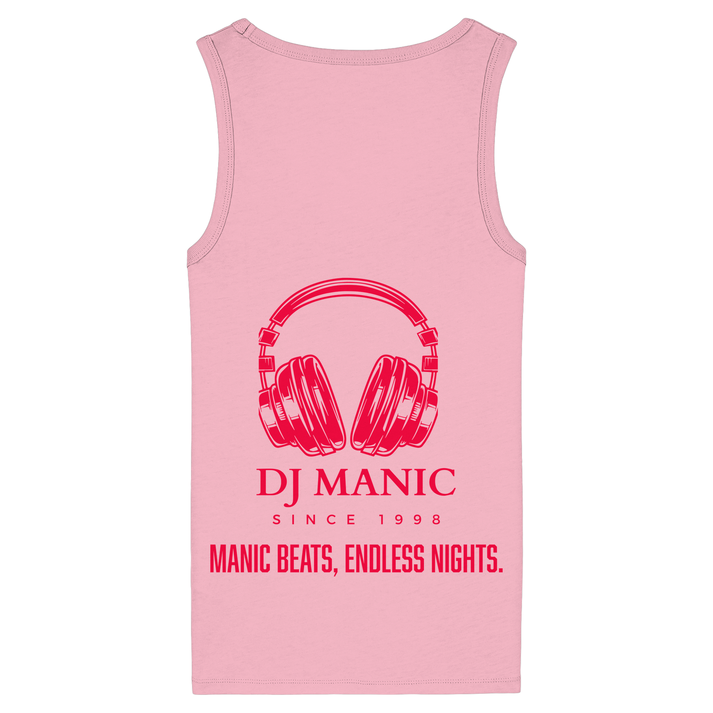 DJ Manic - Streetware - Womens Organic Fitted Tank Top - ThreadLabs