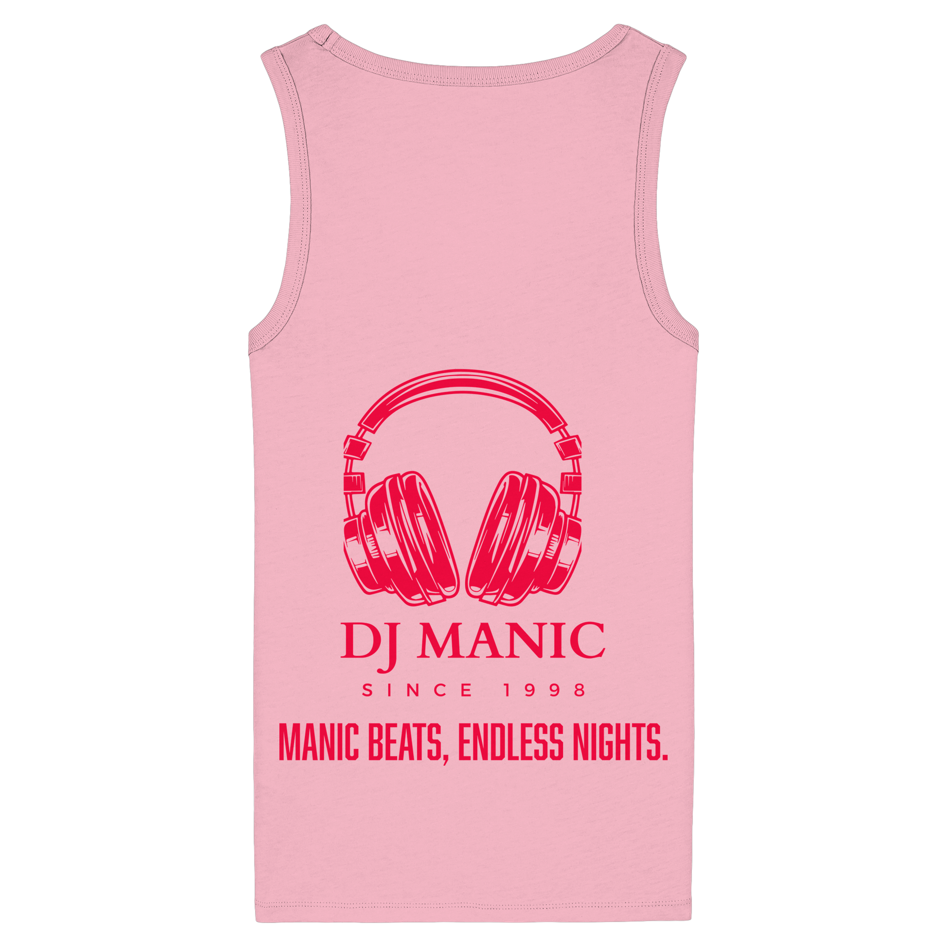 DJ Manic - Streetware - Womens Organic Fitted Tank Top - ThreadLabs