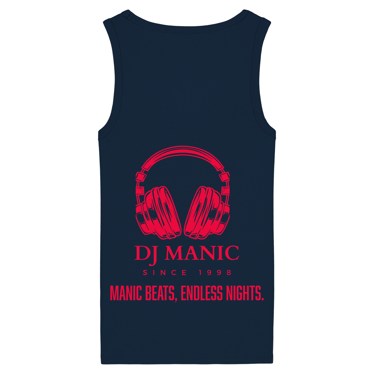 DJ Manic - Streetware - Womens Organic Fitted Tank Top - ThreadLabs