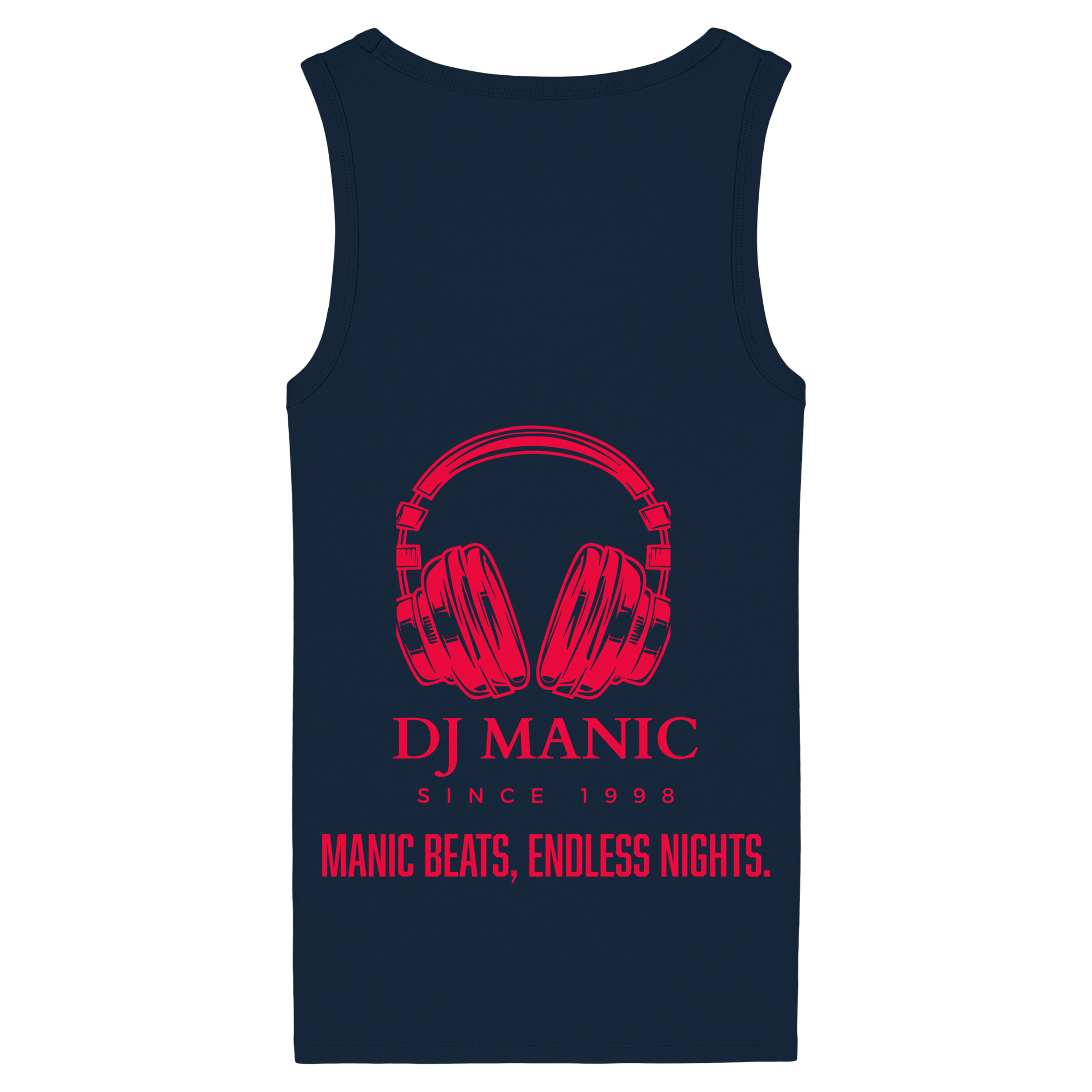 DJ Manic - Streetware - Womens Organic Fitted Tank Top - ThreadLabs
