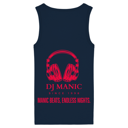 DJ Manic - Streetware - Womens Organic Fitted Tank Top - ThreadLabs