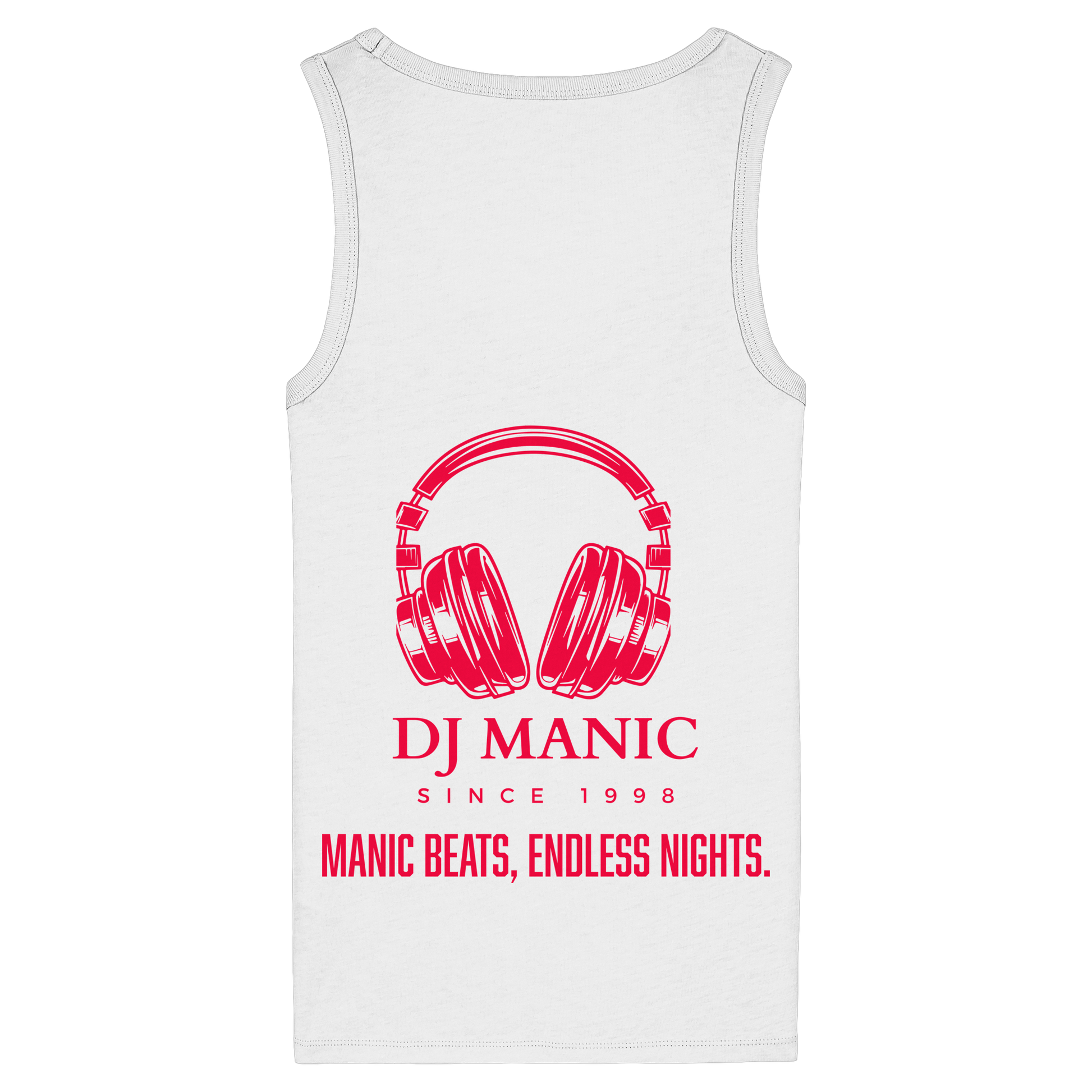 DJ Manic - Streetware - Womens Organic Fitted Tank Top - ThreadLabs