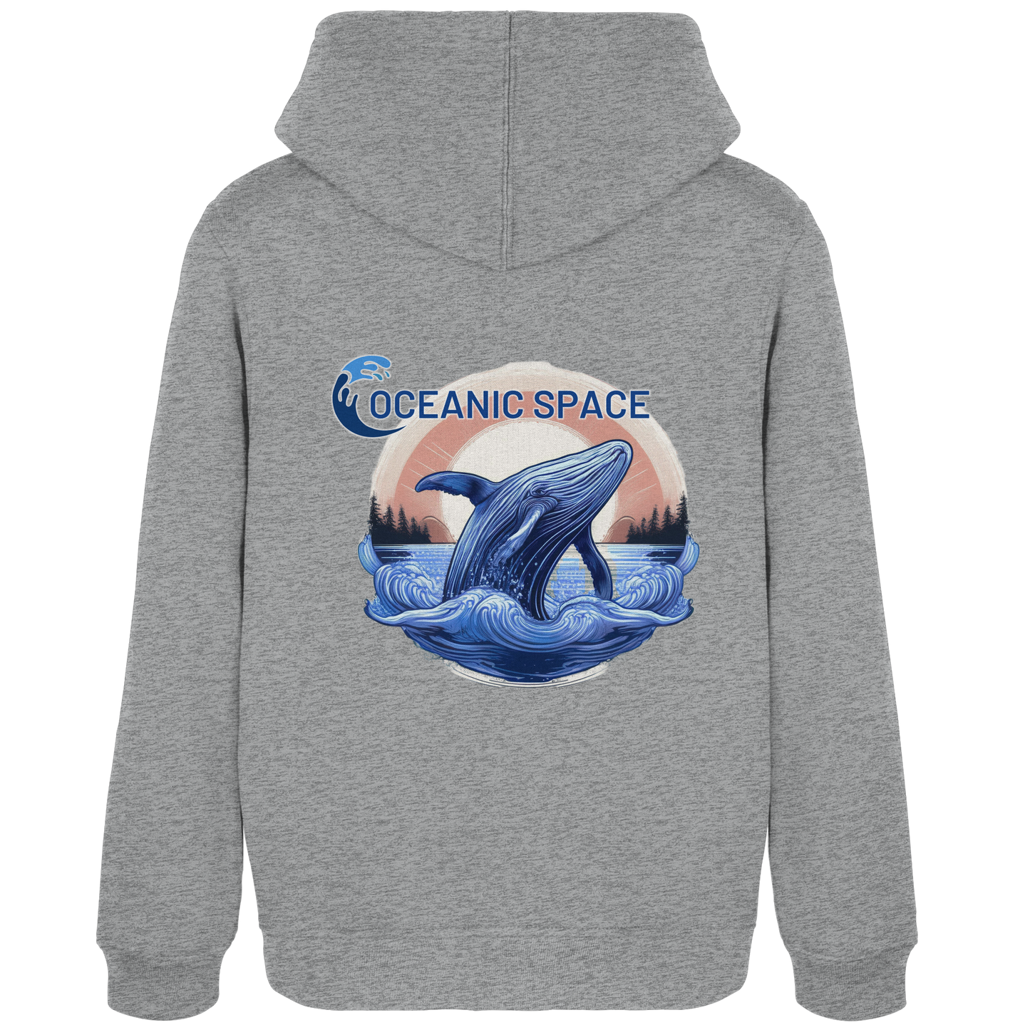 OCEANIC SPACE - Save our oceans - Womens Organic Hoodie B&C - ThreadLabs