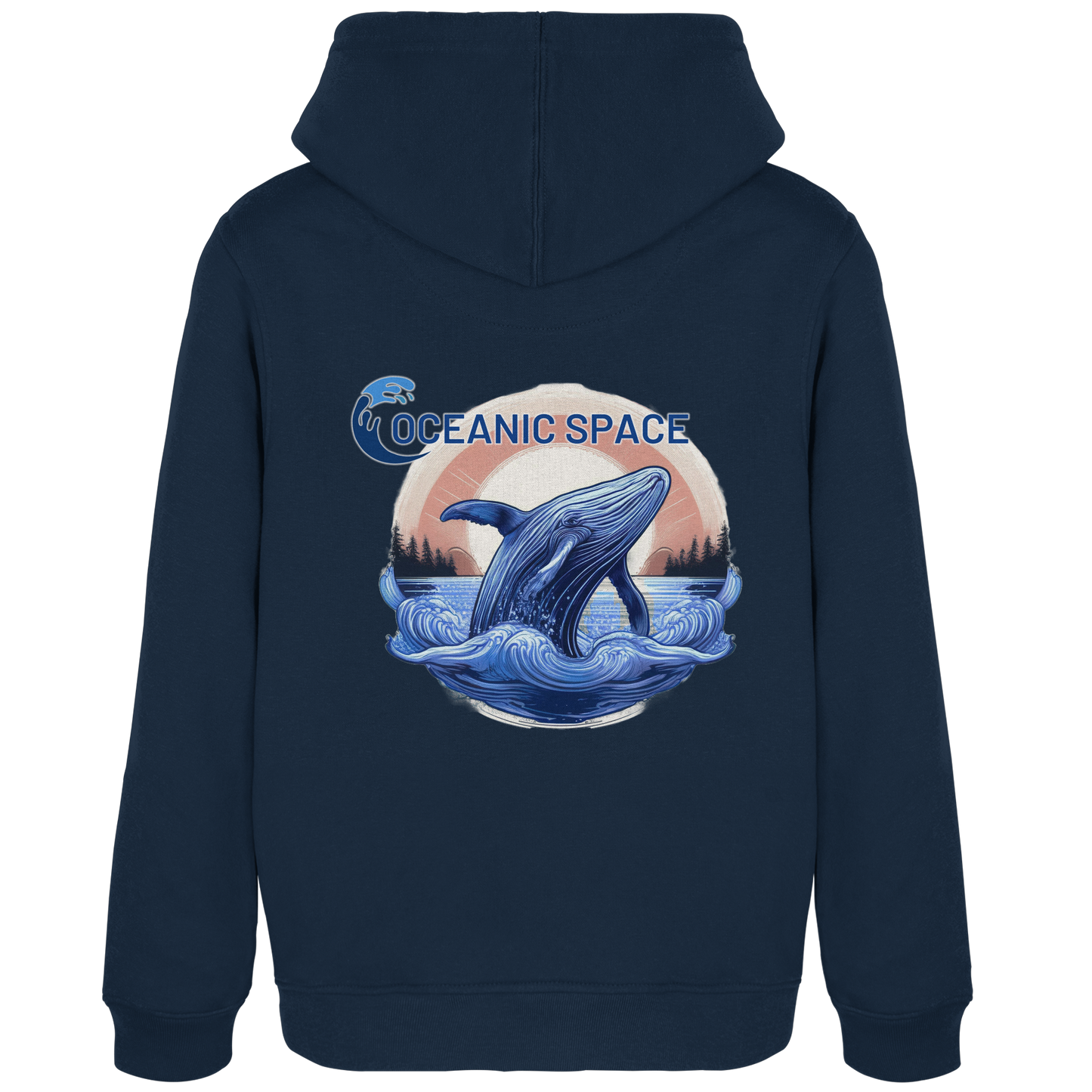 OCEANIC SPACE - Save our oceans - Womens Organic Hoodie B&C - ThreadLabs