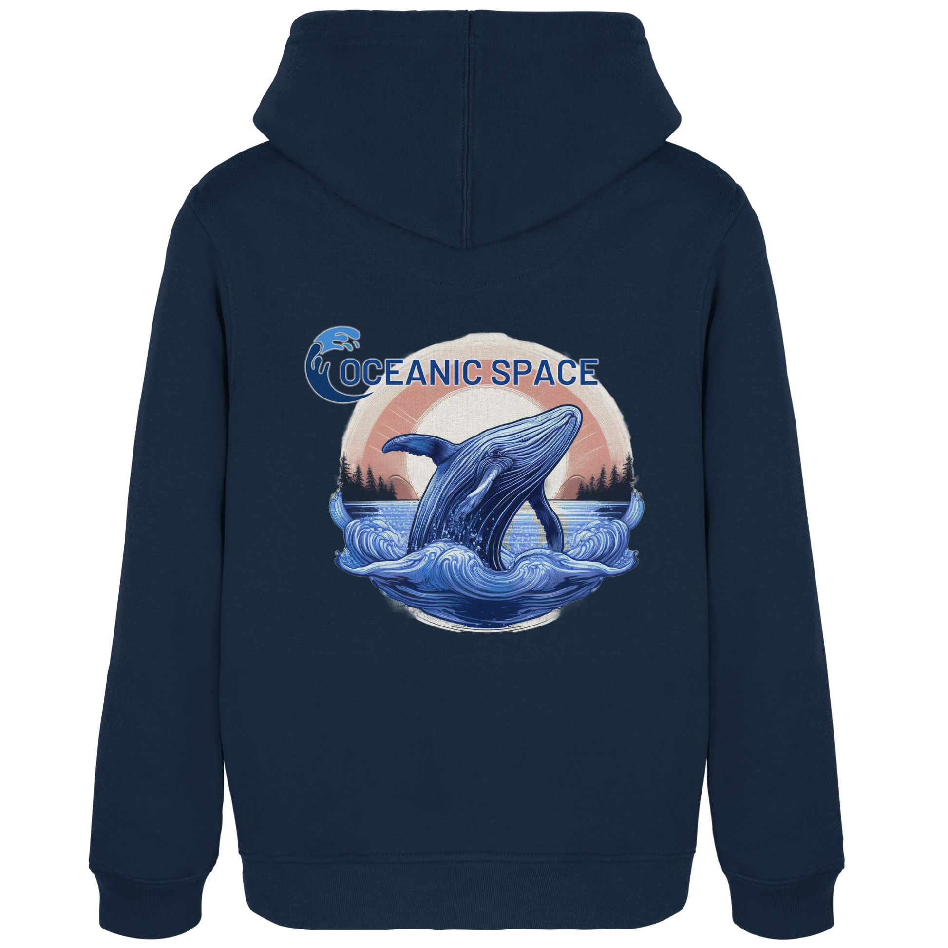 OCEANIC SPACE - Save our oceans - Womens Organic Hoodie B&C - ThreadLabs