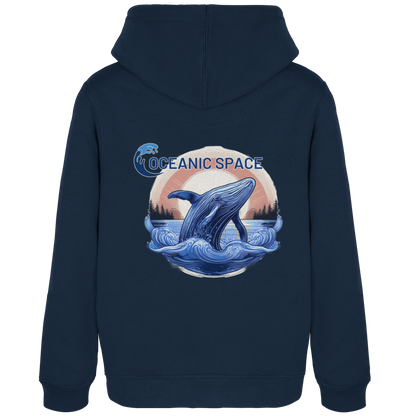 OCEANIC SPACE - Save our oceans - Womens Organic Hoodie B&C - ThreadLabs