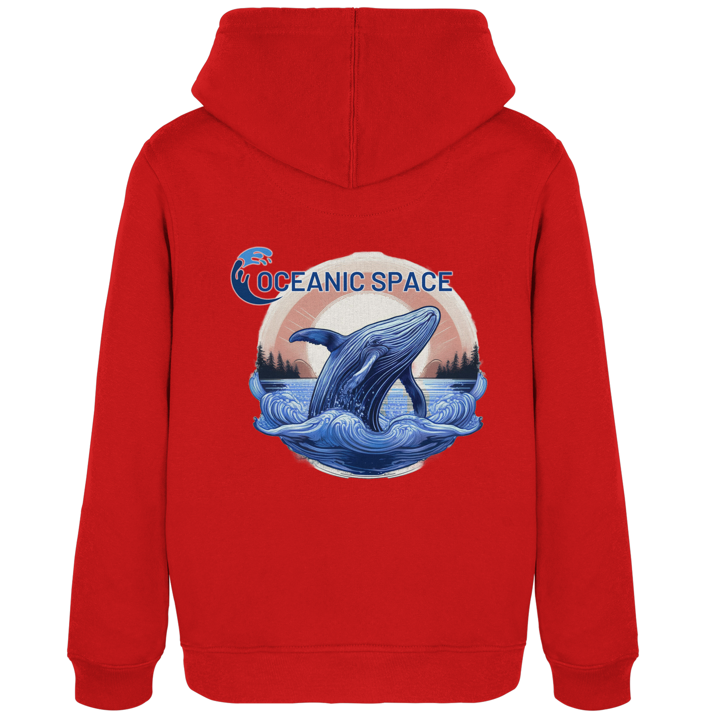 OCEANIC SPACE - Save our oceans - Womens Organic Hoodie B&C - ThreadLabs
