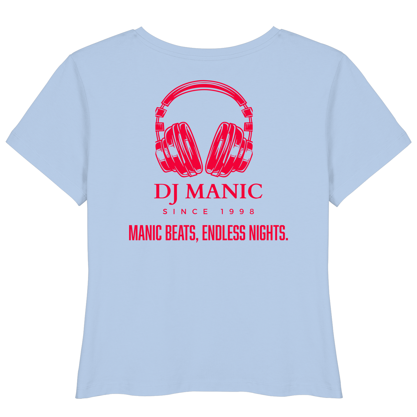 DJ Manic - Streetware - Womens Organic Lightweight T-Shirt - ThreadLabs
