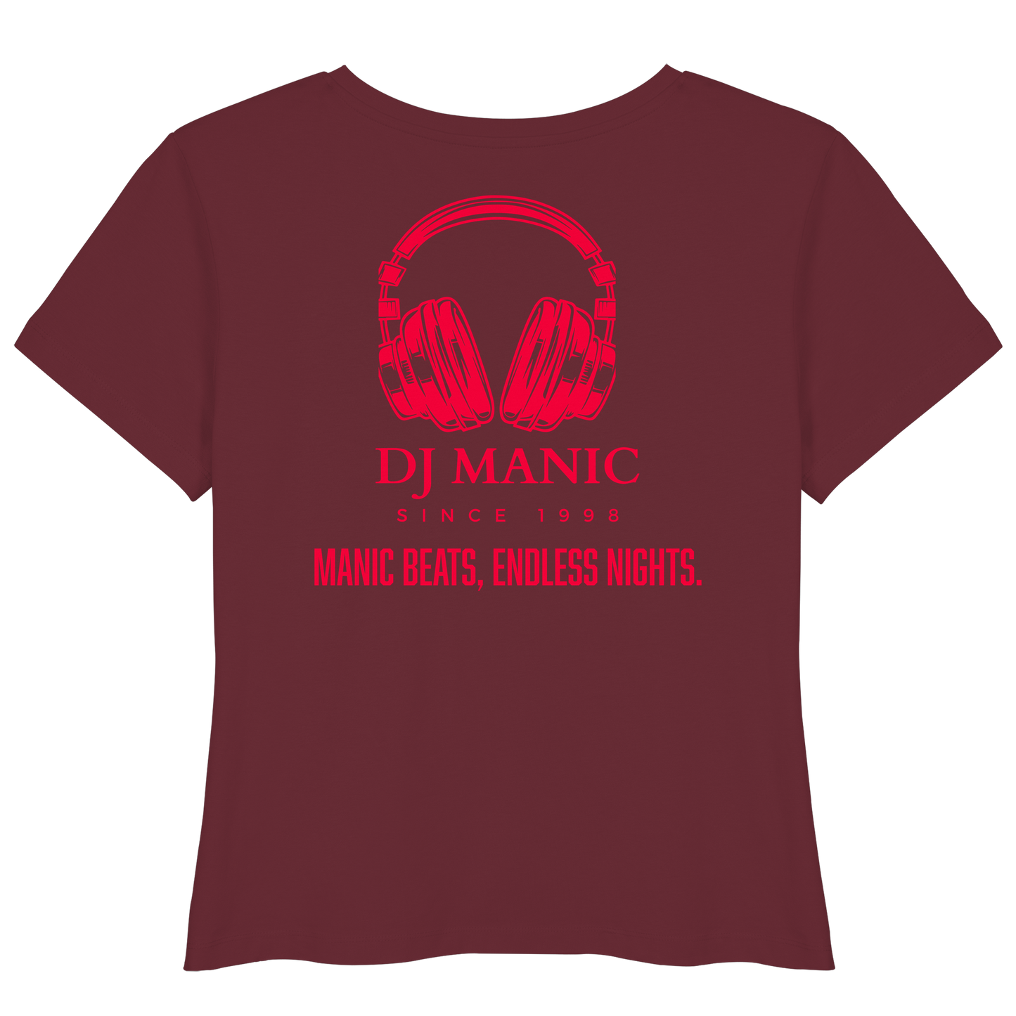 DJ Manic - Streetware - Womens Organic Lightweight T-Shirt - ThreadLabs