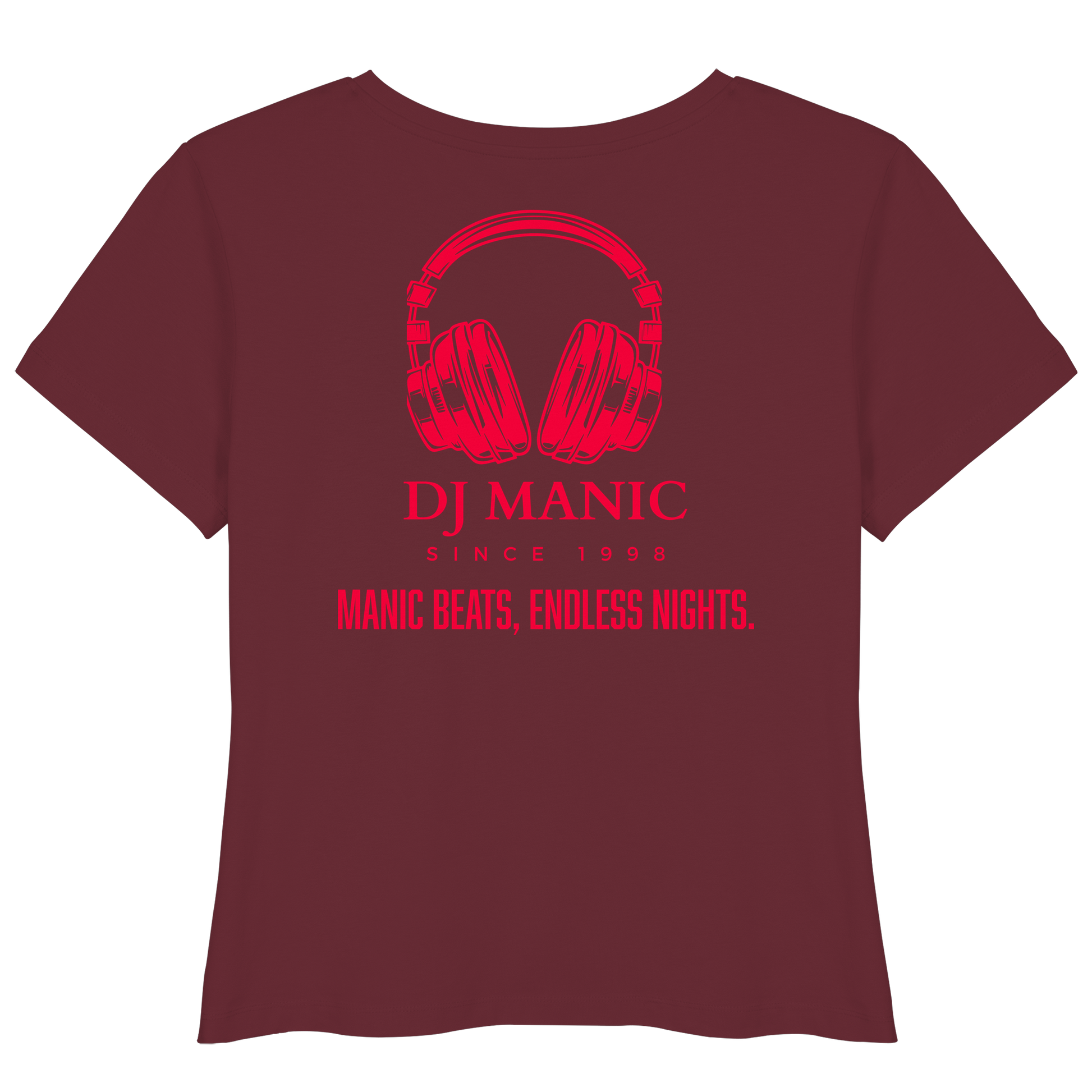DJ Manic - Streetware - Womens Organic Lightweight T-Shirt - ThreadLabs