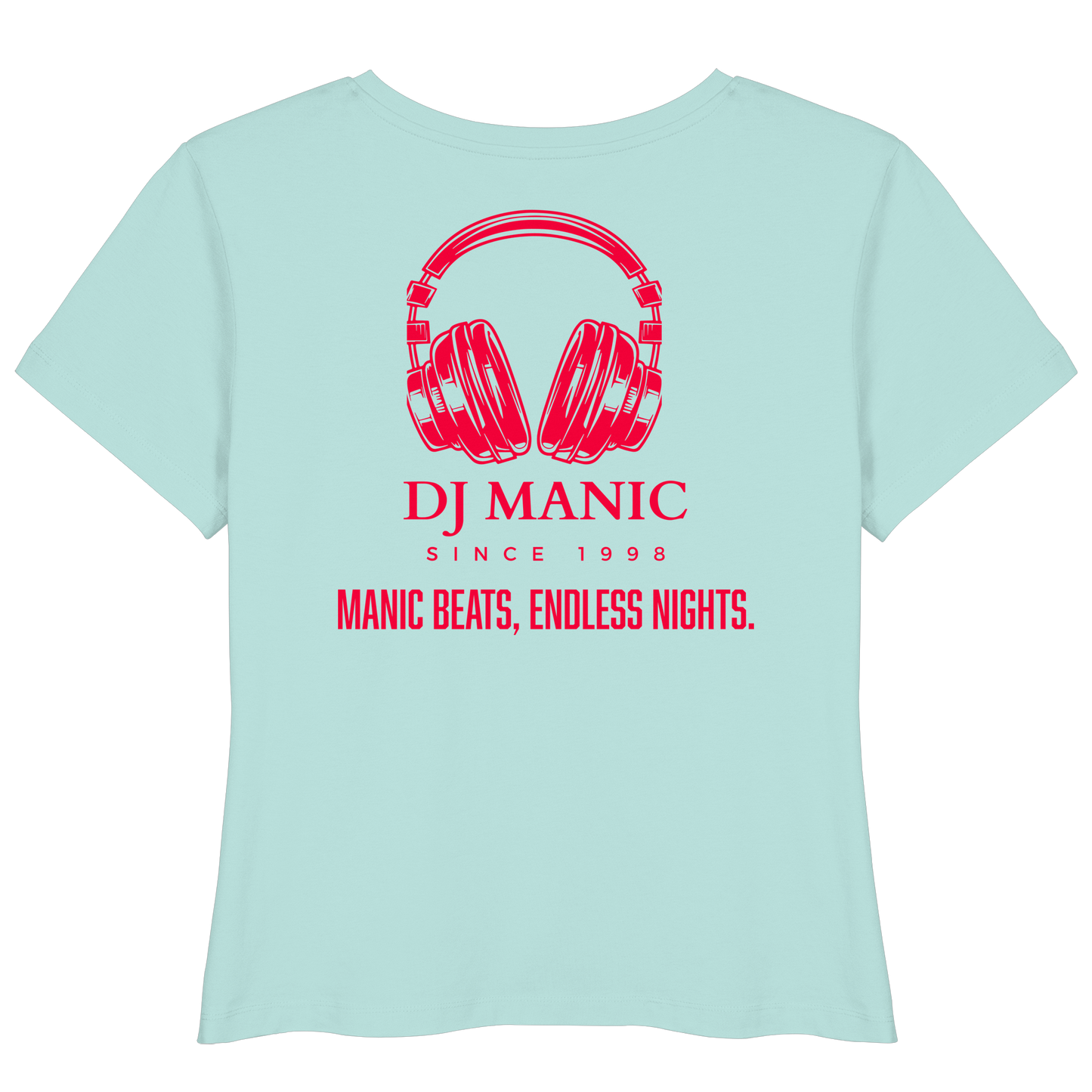 DJ Manic - Streetware - Womens Organic Lightweight T-Shirt - ThreadLabs