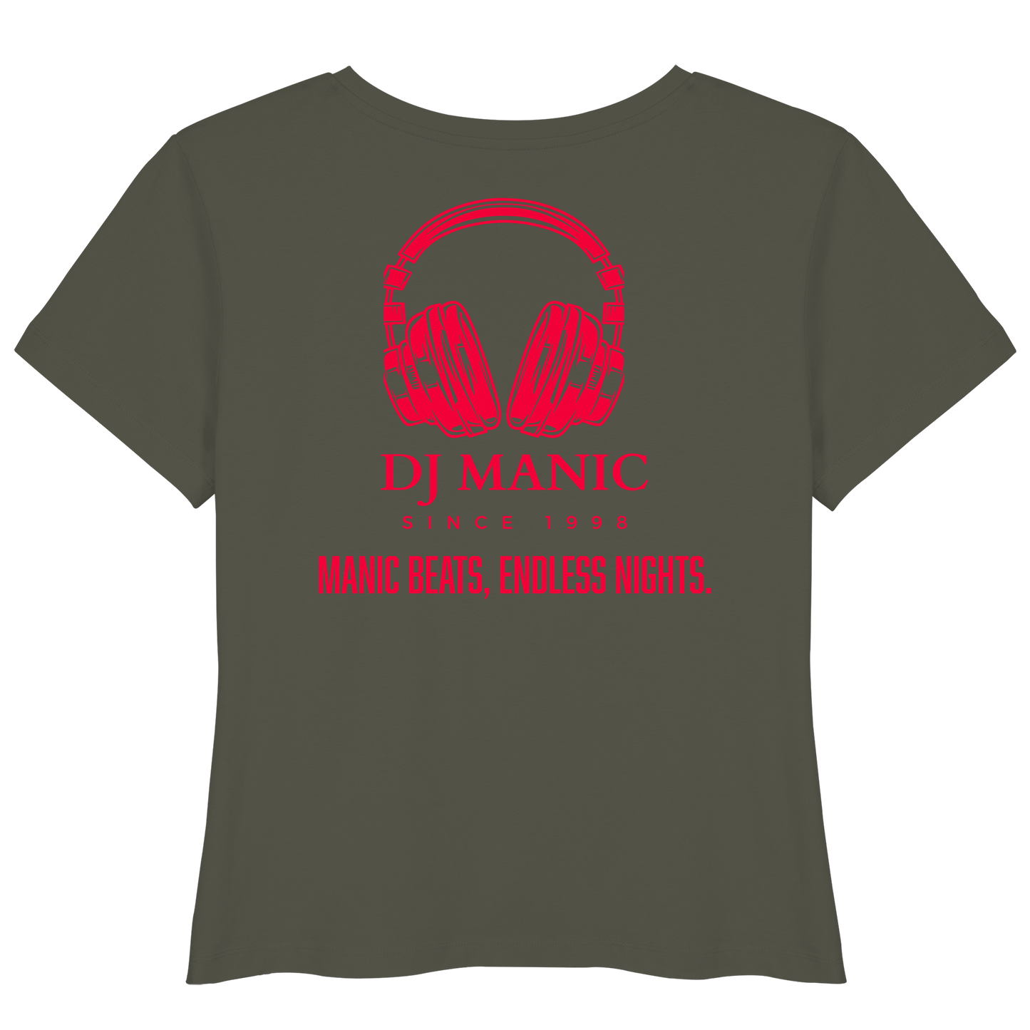 DJ Manic - Streetware - Womens Organic Lightweight T-Shirt - ThreadLabs