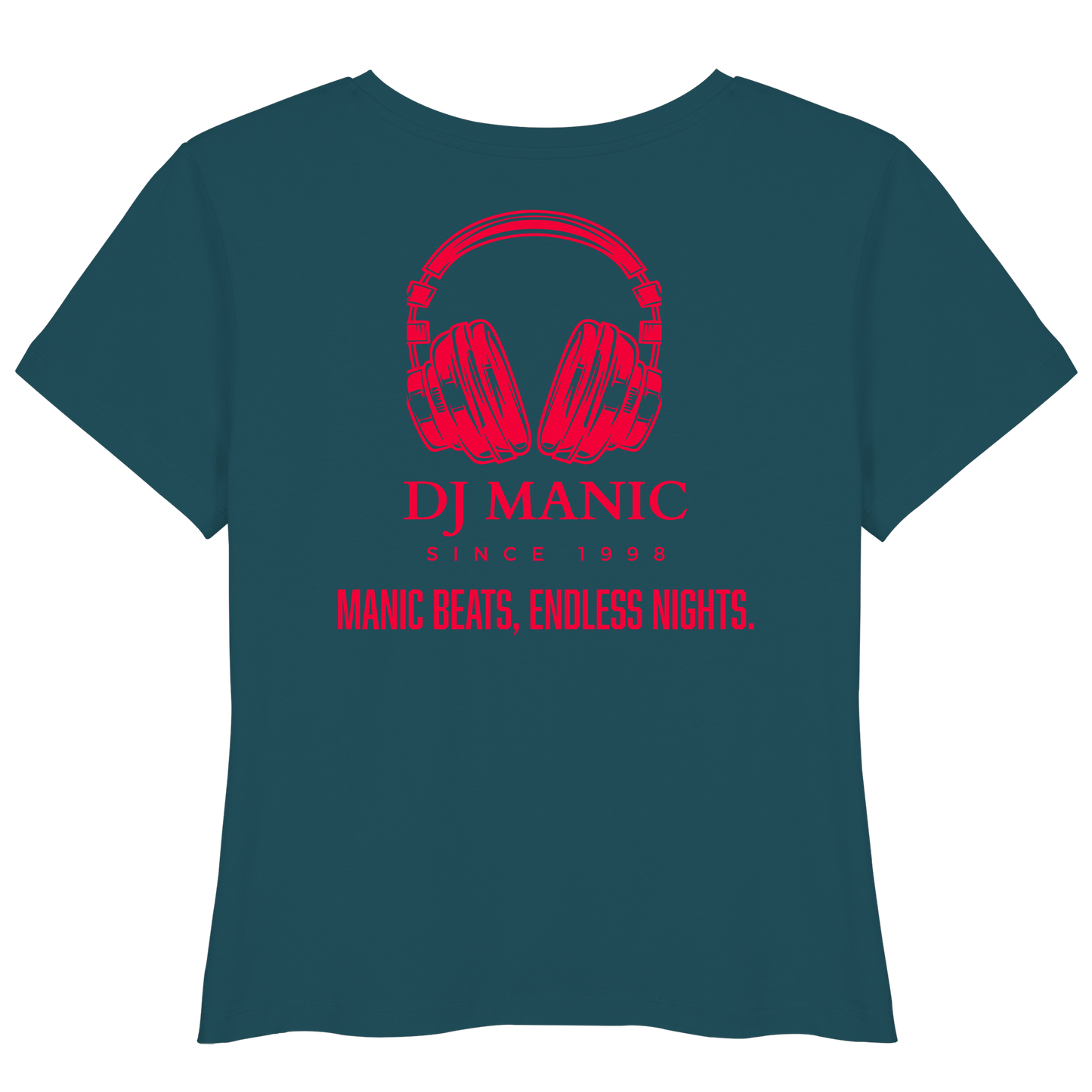 DJ Manic - Streetware - Womens Organic Lightweight T-Shirt - ThreadLabs