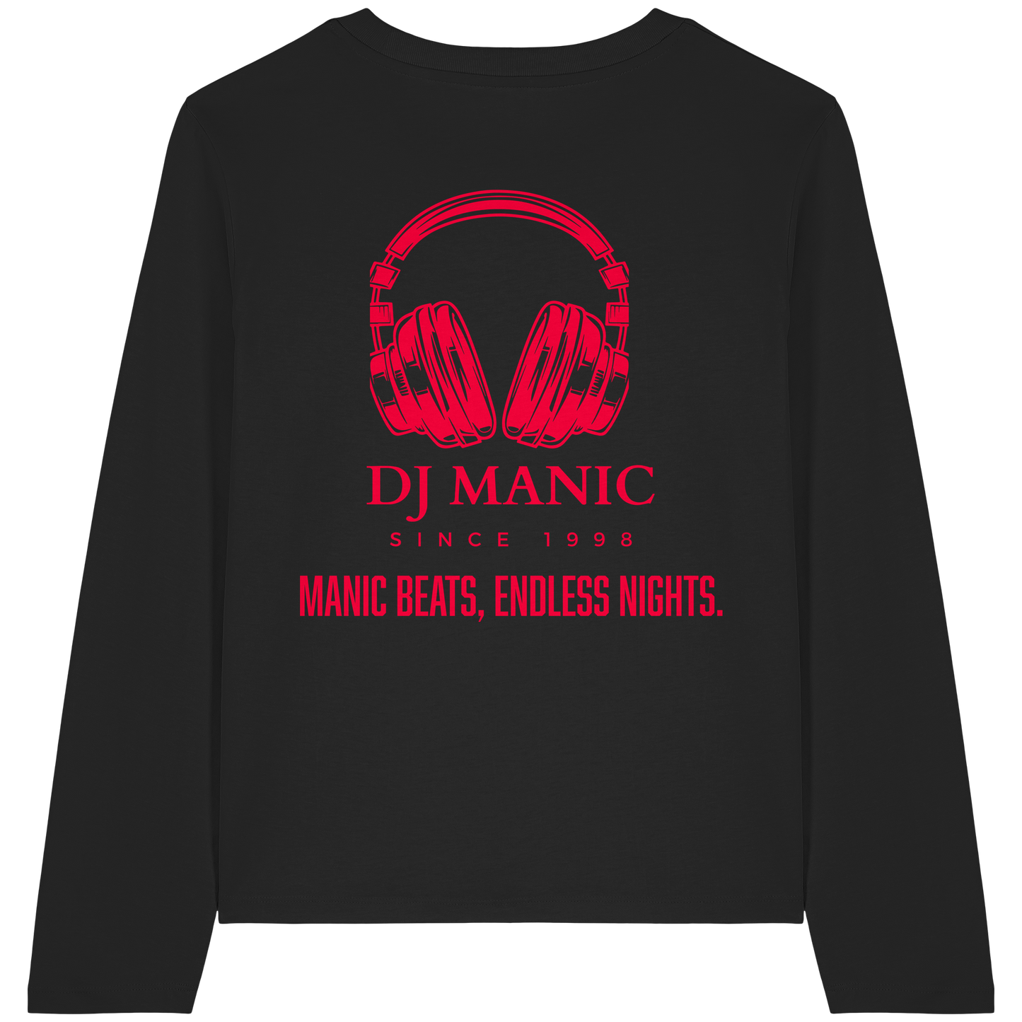 DJ Manic - Streetware - Womens Organic Longsleeve T-Shirt - ThreadLabs