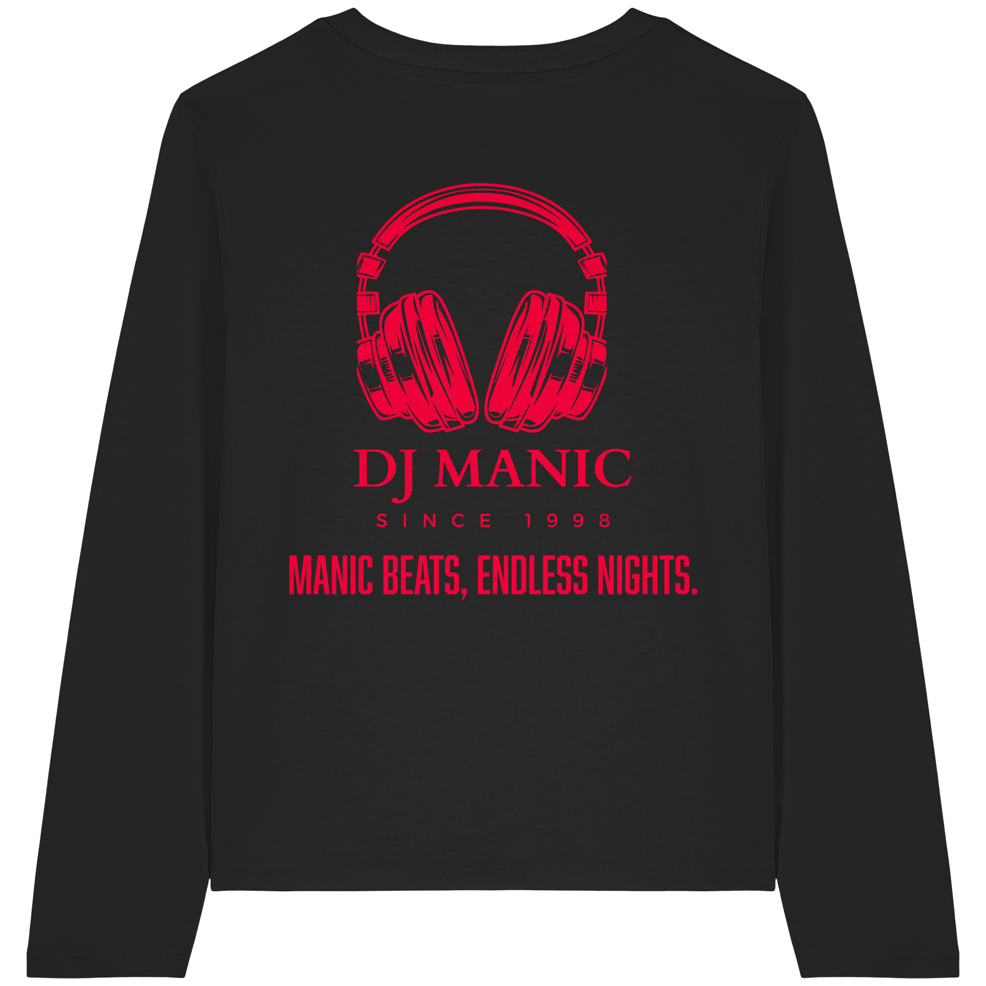 DJ Manic - Streetware - Womens Organic Longsleeve T-Shirt - ThreadLabs