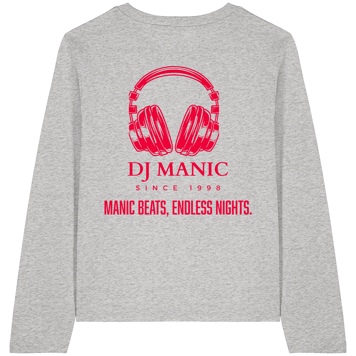 DJ Manic - Streetware - Womens Organic Longsleeve T-Shirt - ThreadLabs