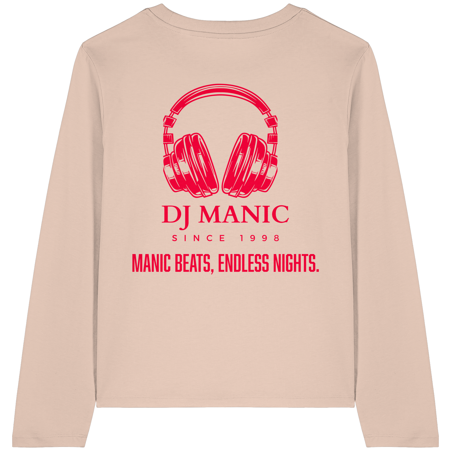DJ Manic - Streetware - Womens Organic Longsleeve T-Shirt - ThreadLabs