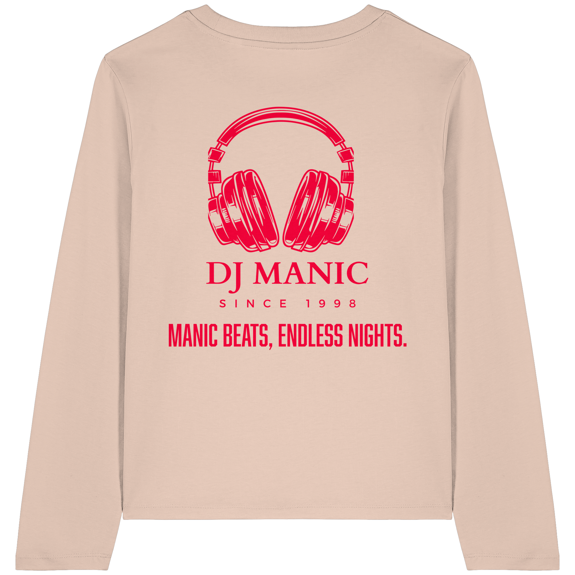 DJ Manic - Streetware - Womens Organic Longsleeve T-Shirt - ThreadLabs