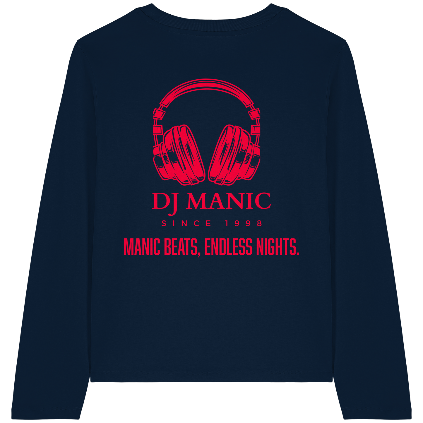 DJ Manic - Streetware - Womens Organic Longsleeve T-Shirt - ThreadLabs