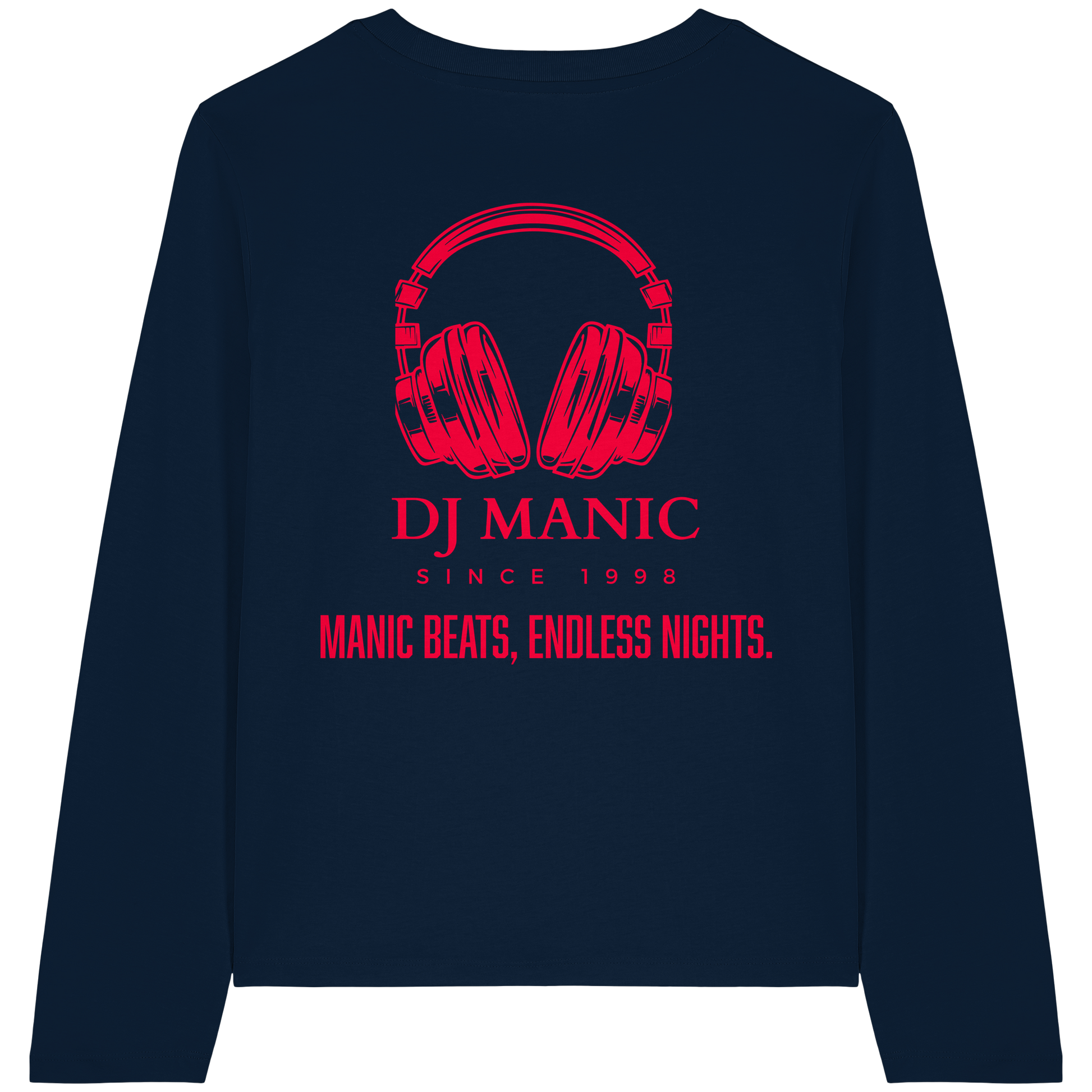 DJ Manic - Streetware - Womens Organic Longsleeve T-Shirt - ThreadLabs