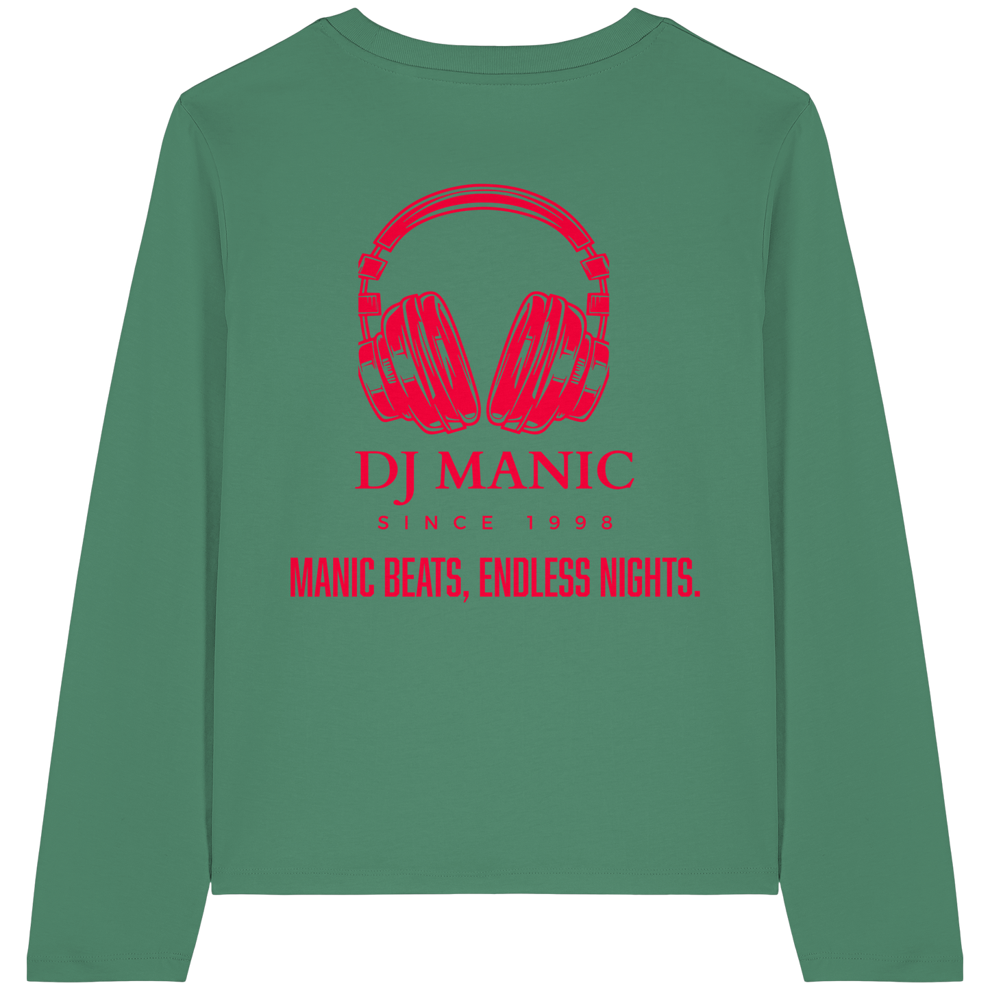 DJ Manic - Streetware - Womens Organic Longsleeve T-Shirt - ThreadLabs