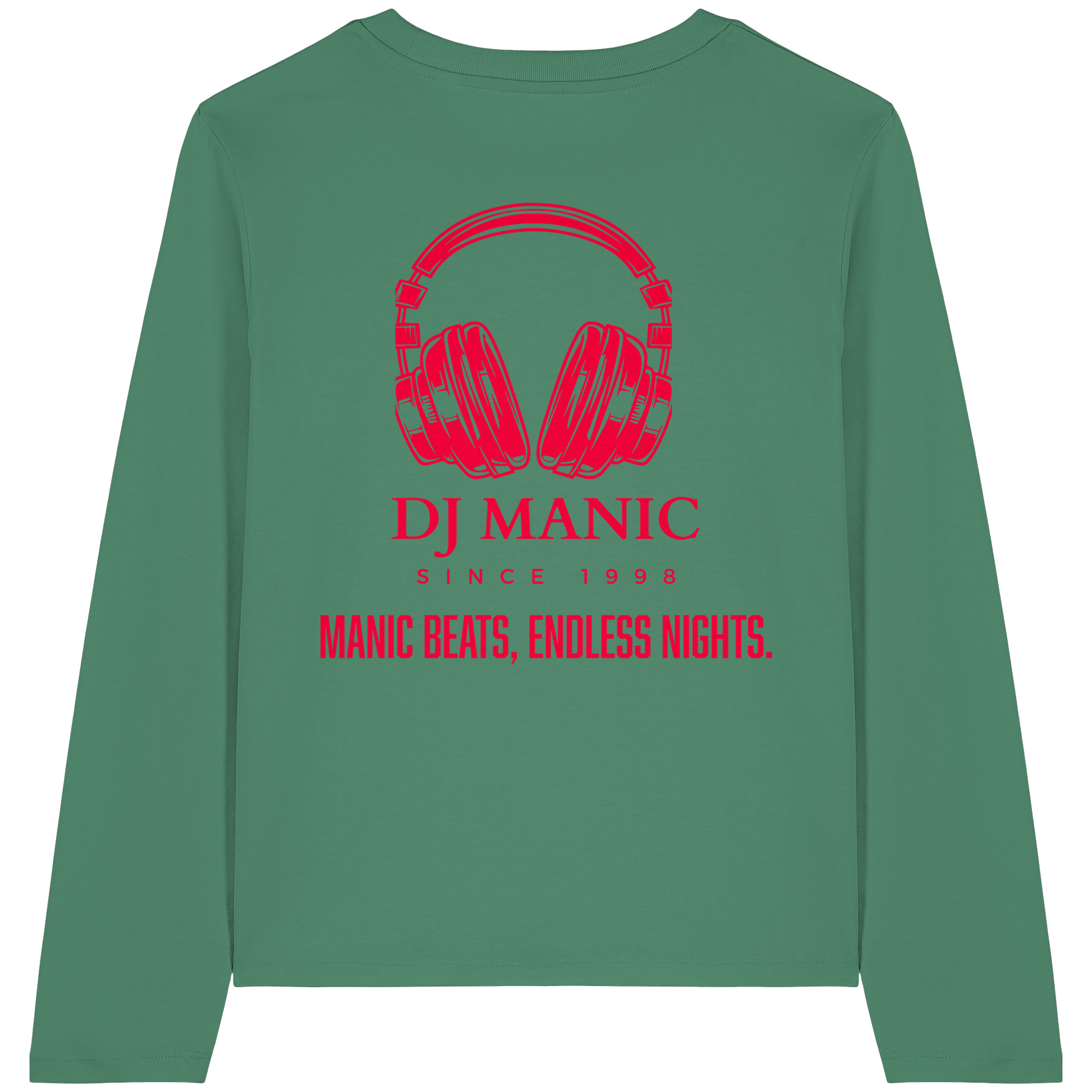 DJ Manic - Streetware - Womens Organic Longsleeve T-Shirt - ThreadLabs
