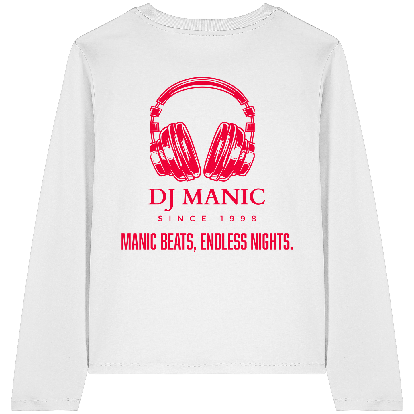 DJ Manic - Streetware - Womens Organic Longsleeve T-Shirt - ThreadLabs