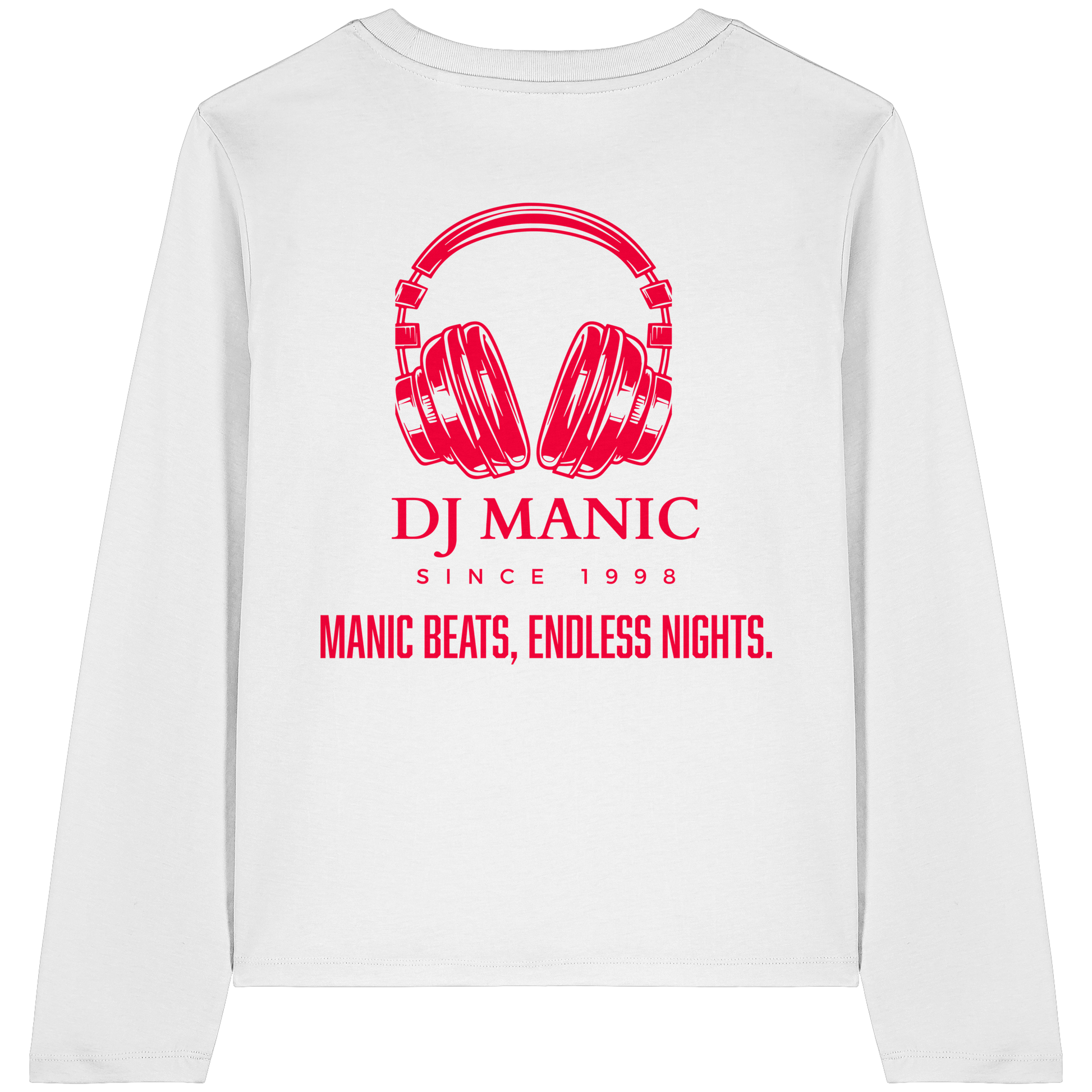 DJ Manic - Streetware - Womens Organic Longsleeve T-Shirt - ThreadLabs
