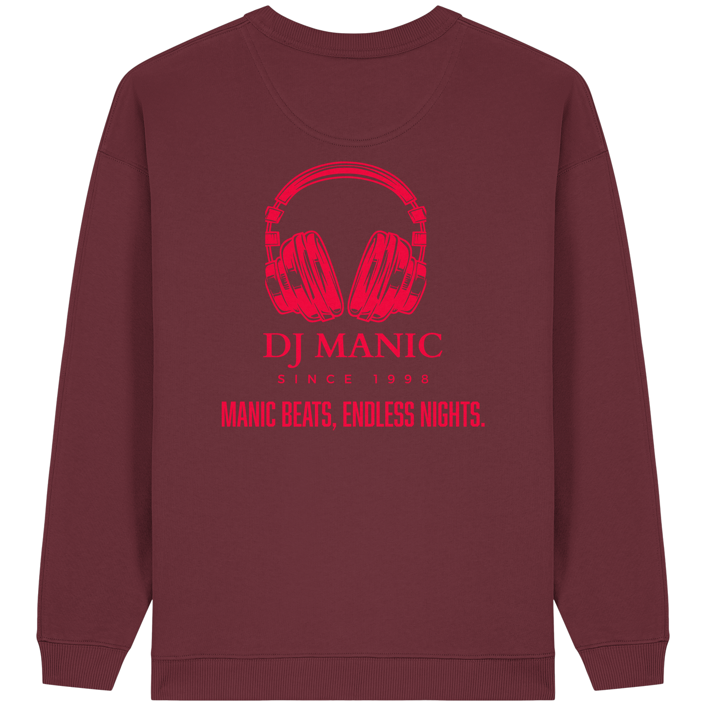 DJ Manic - Streetware - Womens Organic Oversized Sweatshirt - ThreadLabs