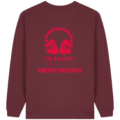 DJ Manic - Streetware - Womens Organic Oversized Sweatshirt - ThreadLabs