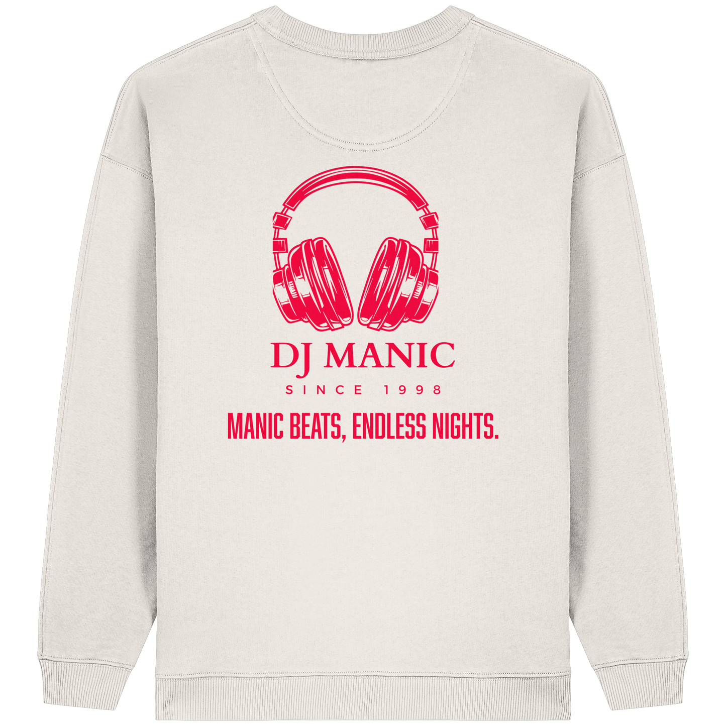 DJ Manic - Streetware - Womens Organic Oversized Sweatshirt - ThreadLabs