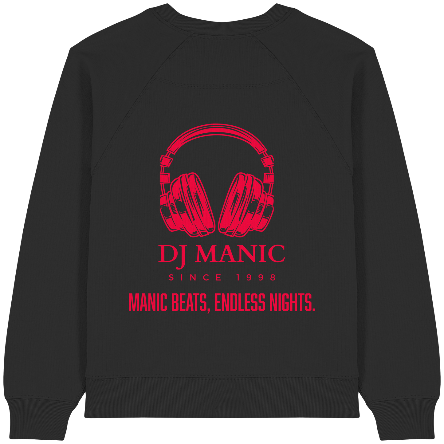 DJ Manic - Streetware - Womens Organic Raglan Sweatshirt - ThreadLabs