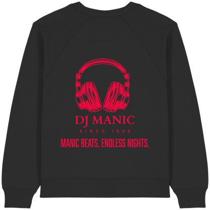 DJ Manic - Streetware - Womens Organic Raglan Sweatshirt - ThreadLabs