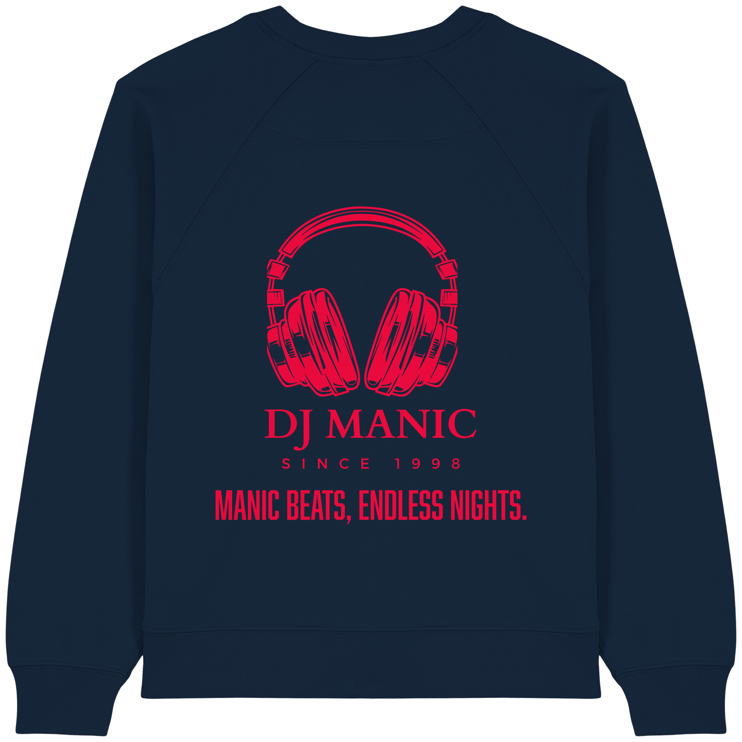 DJ Manic - Streetware - Womens Organic Raglan Sweatshirt - ThreadLabs