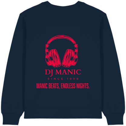 DJ Manic - Streetware - Womens Organic Raglan Sweatshirt - ThreadLabs