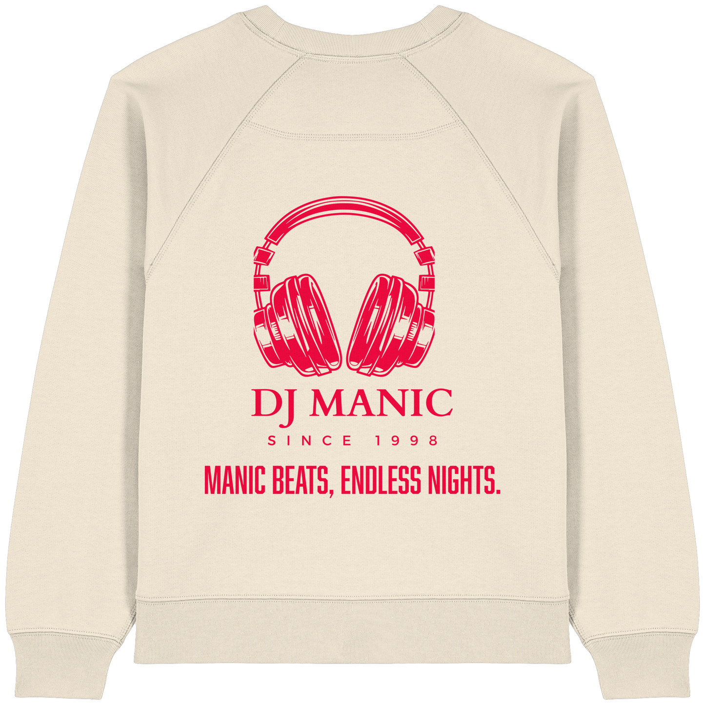 DJ Manic - Streetware - Womens Organic Raglan Sweatshirt - ThreadLabs