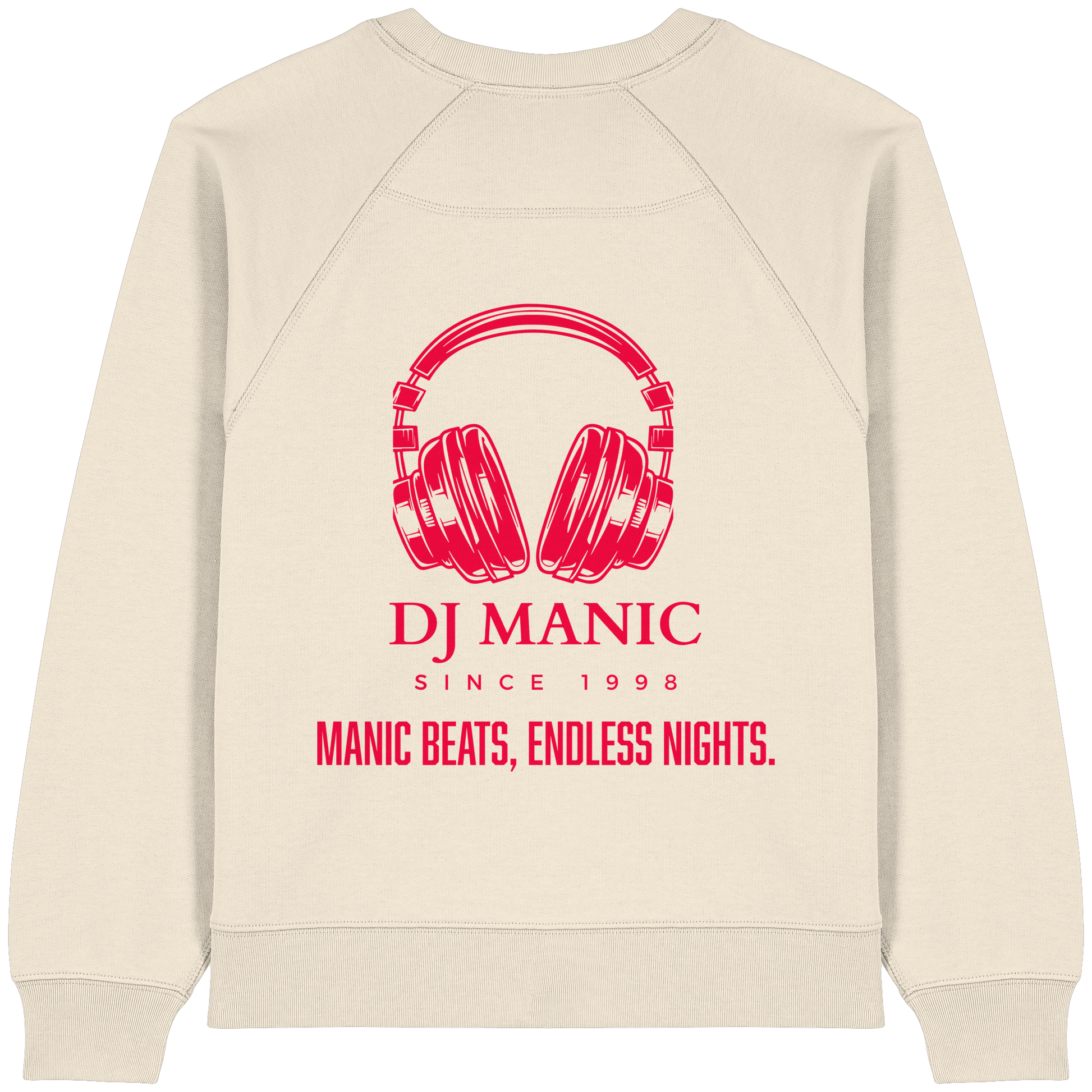 DJ Manic - Streetware - Womens Organic Raglan Sweatshirt - ThreadLabs