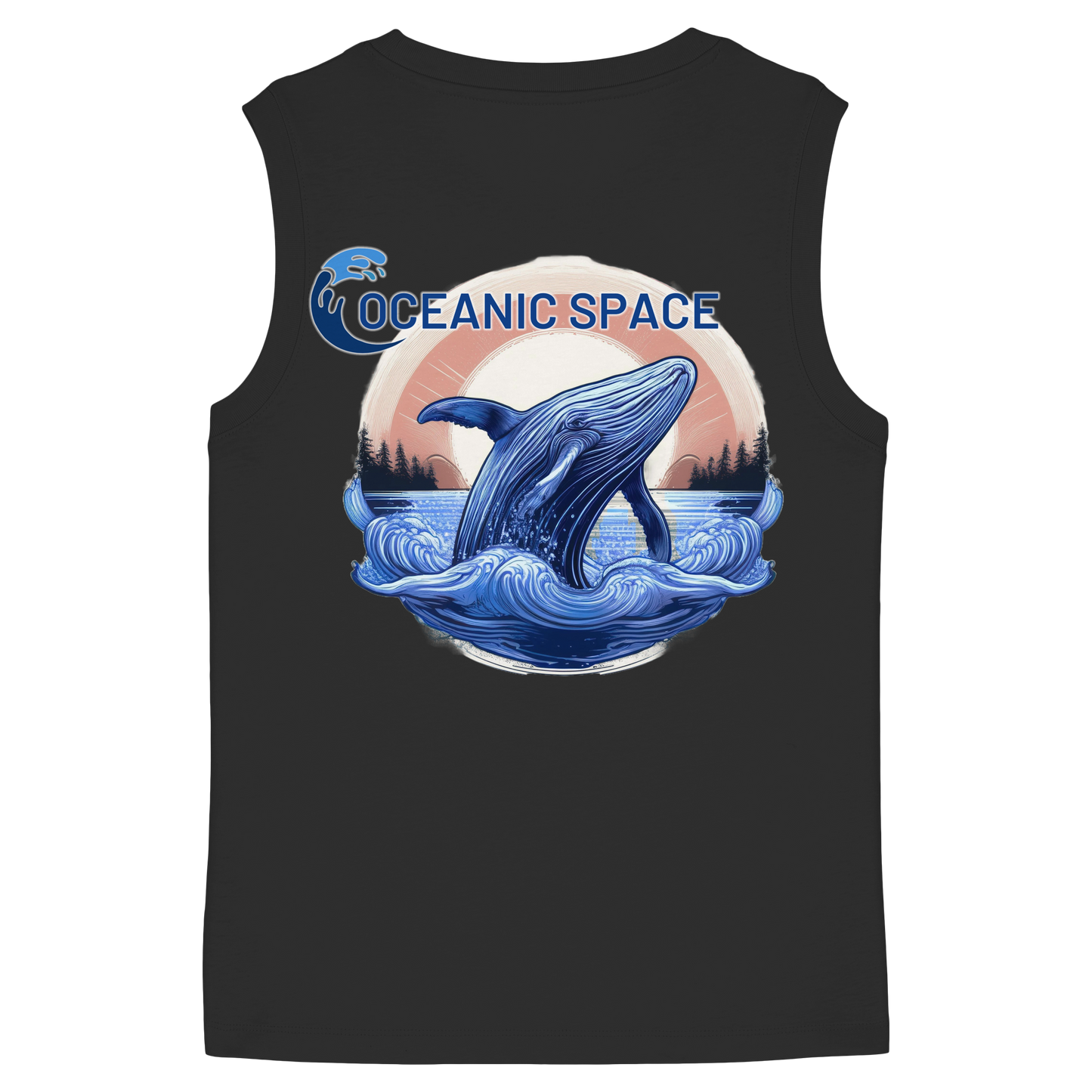 OCEANIC SPACE - Save our oceans - Womens Organic Tank Top - ThreadLabs