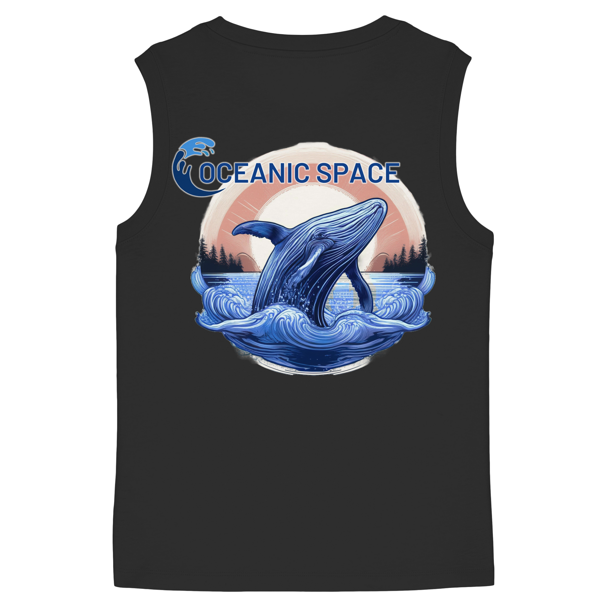 OCEANIC SPACE - Save our oceans - Womens Organic Tank Top - ThreadLabs